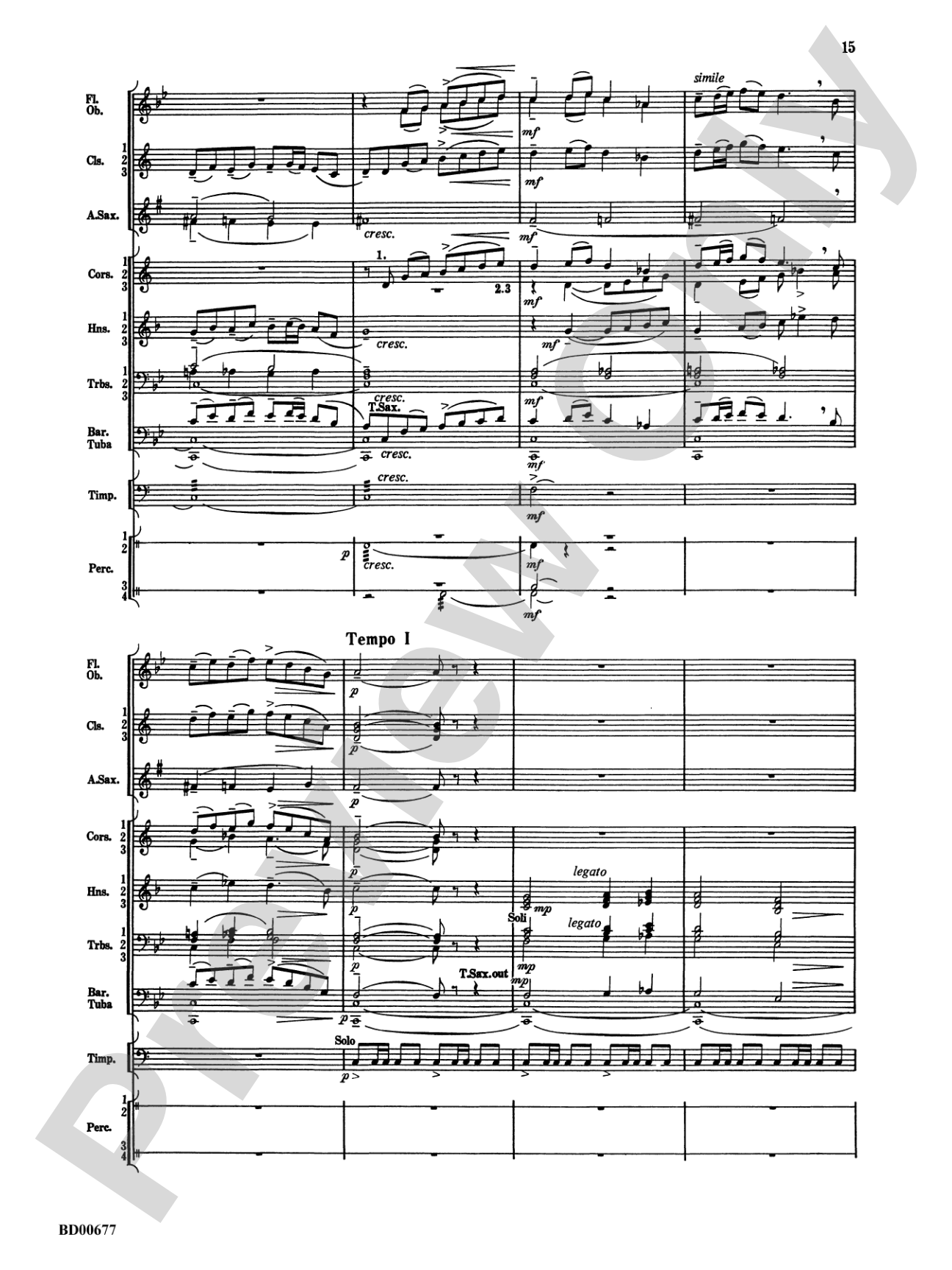 Brookshire Suite: Score