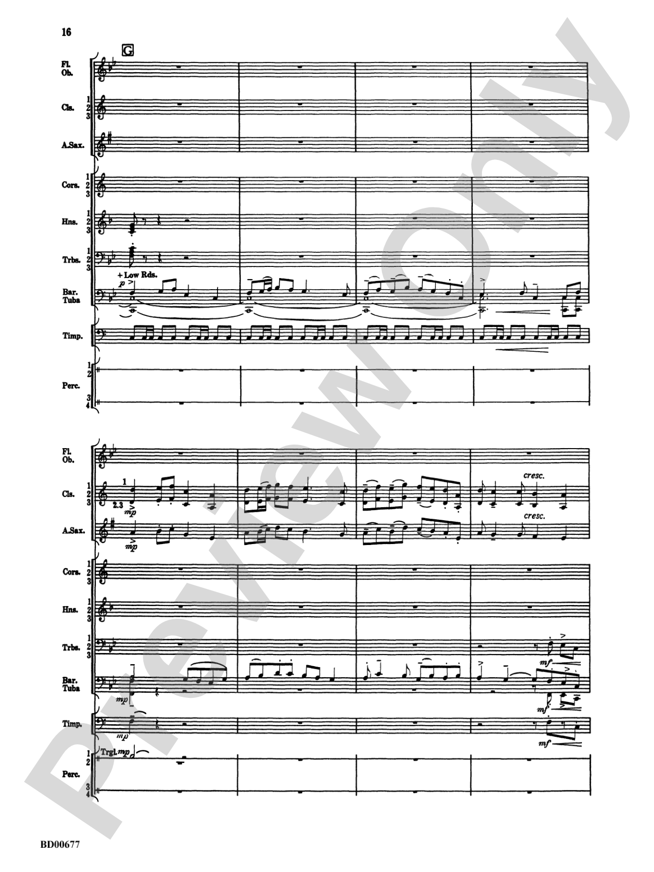 Brookshire Suite: Score