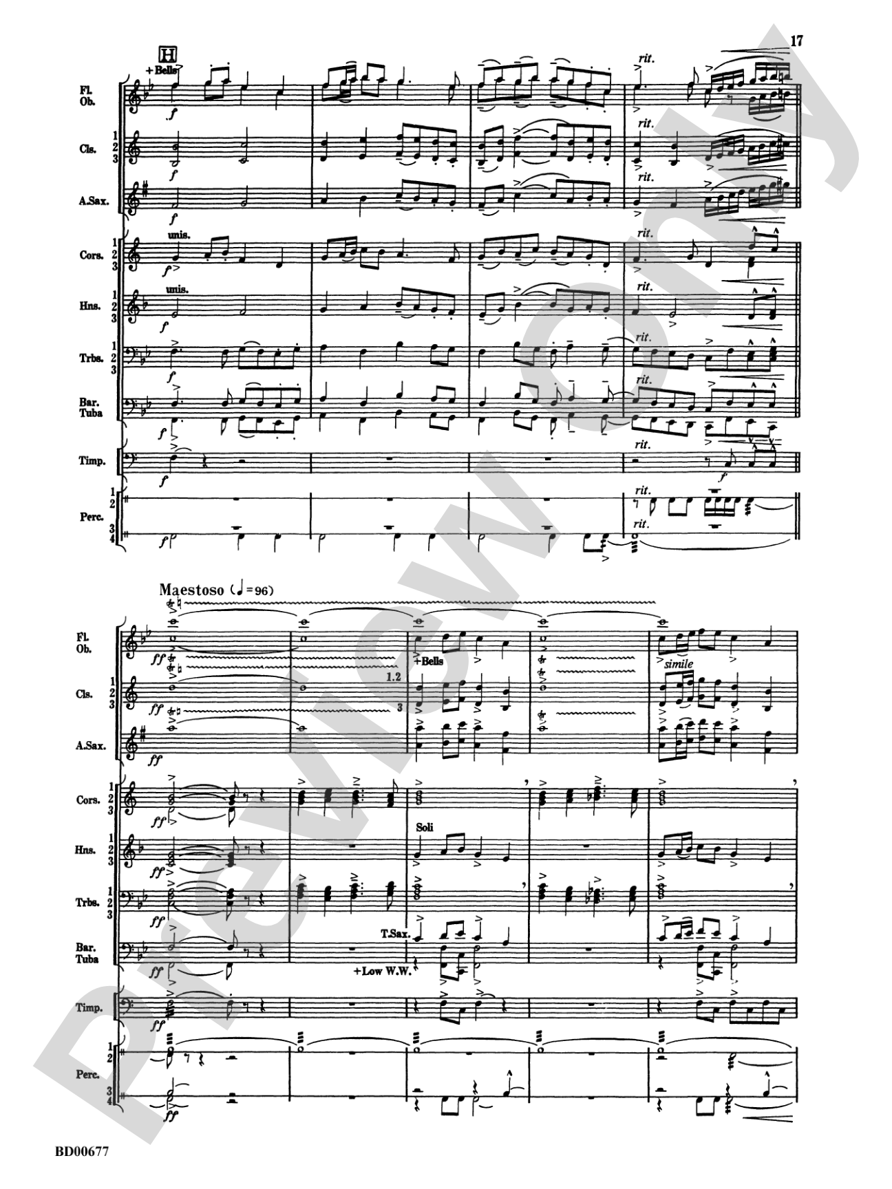 Brookshire Suite: Score