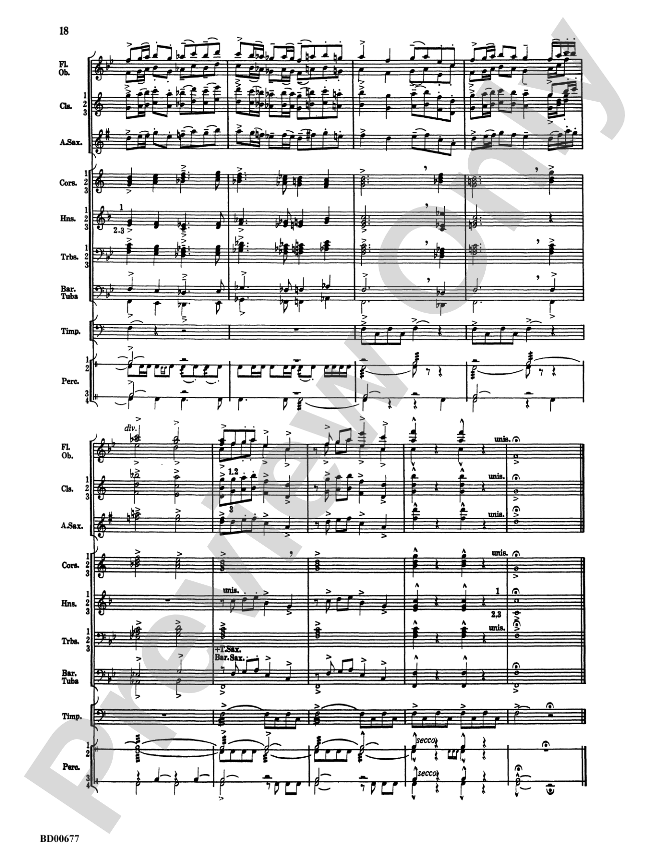 Brookshire Suite: Score