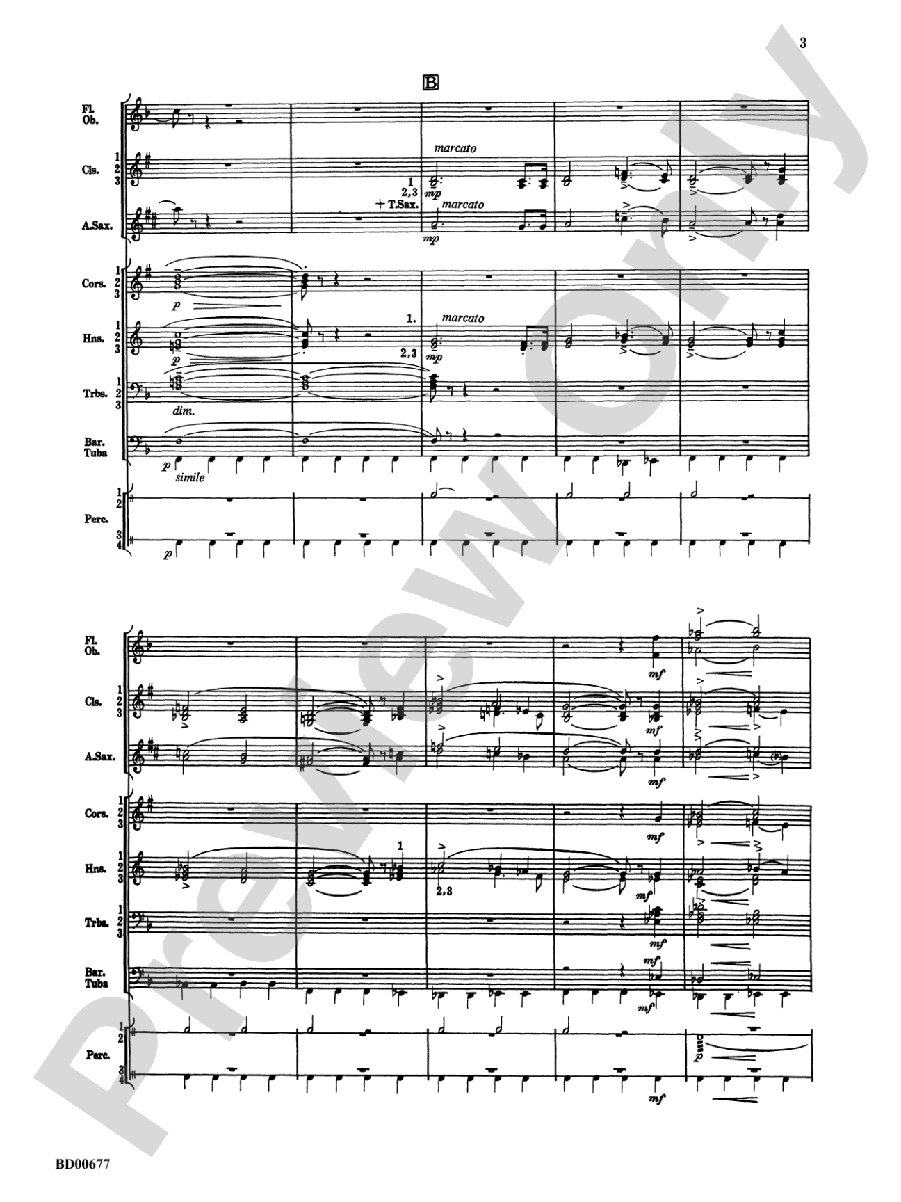 Brookshire Suite: Score