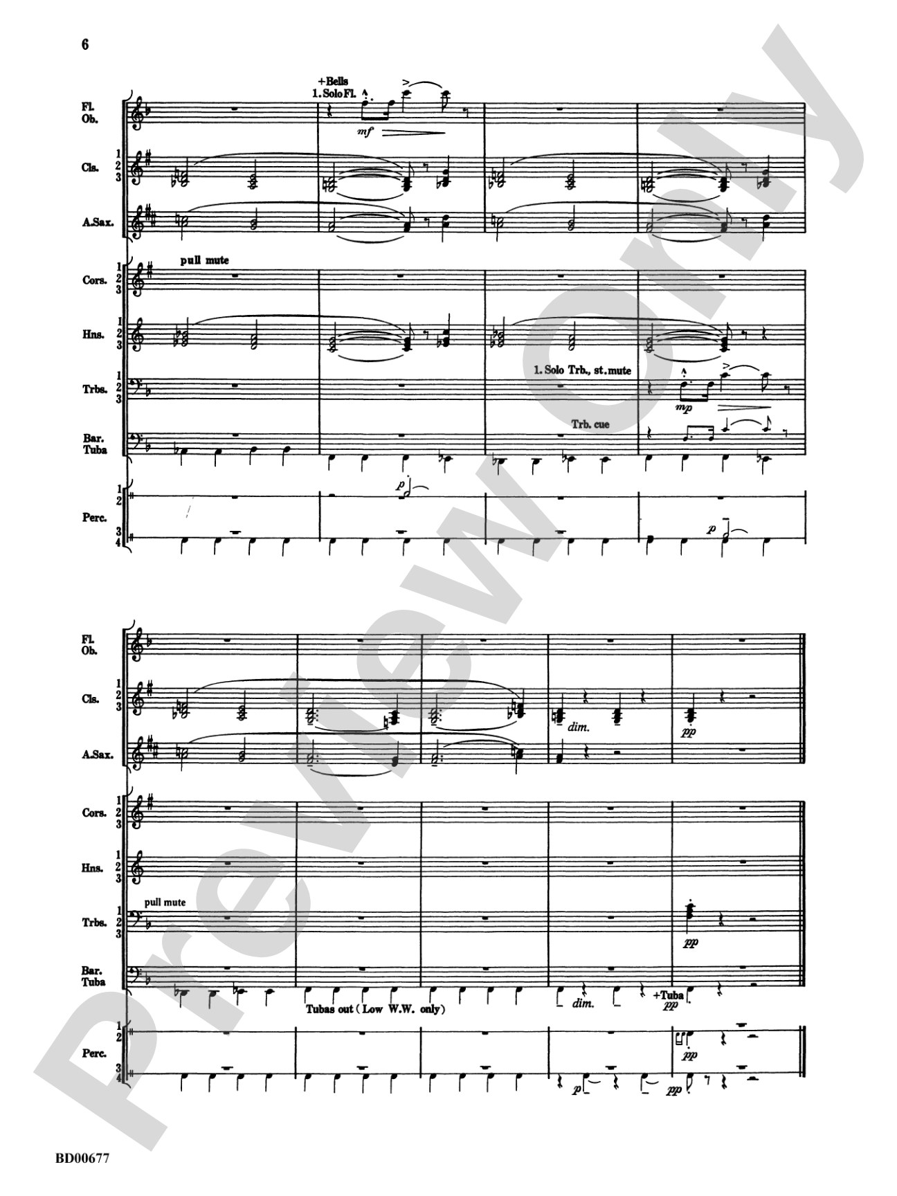 Brookshire Suite: Score