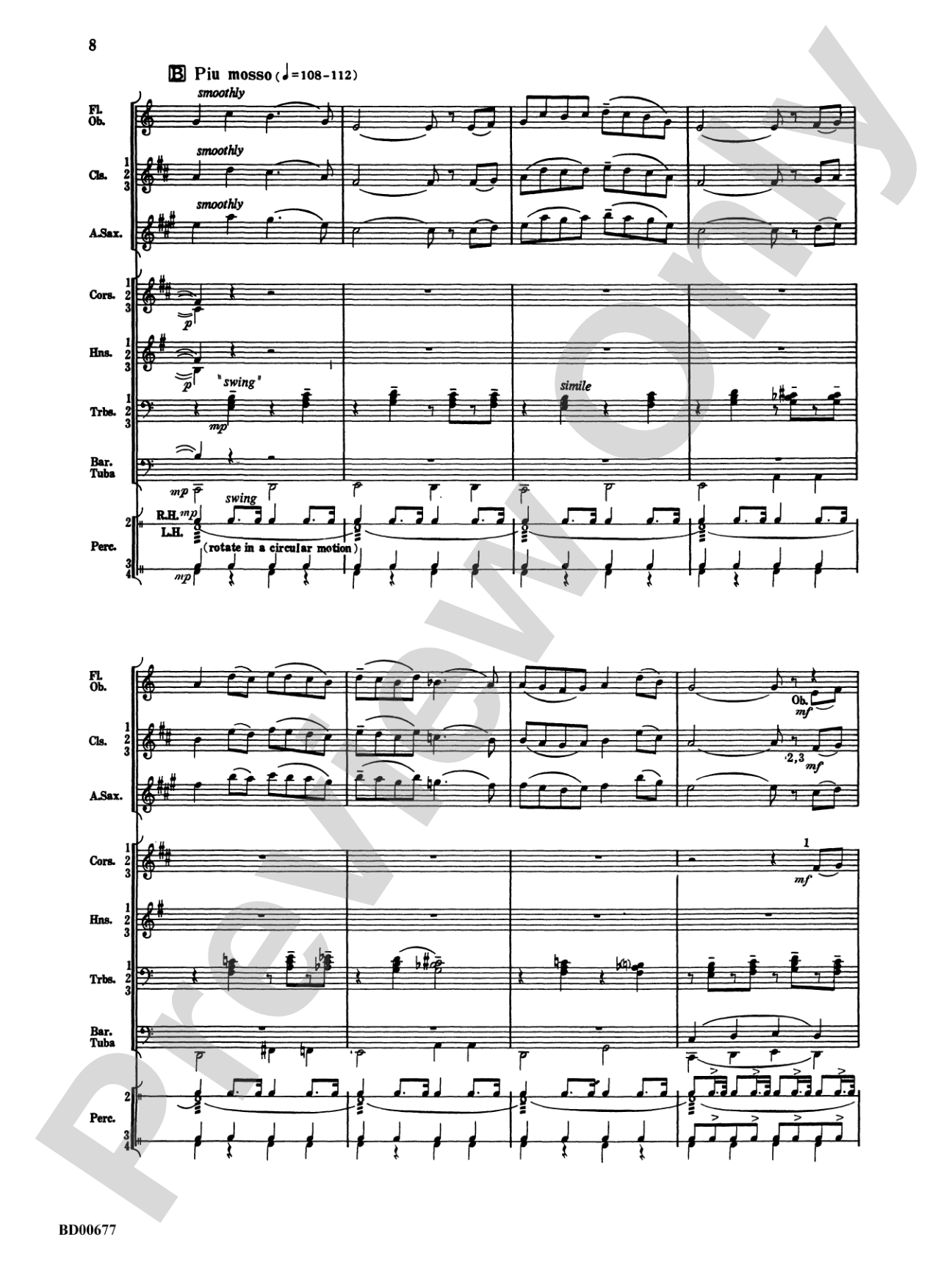 Brookshire Suite: Score