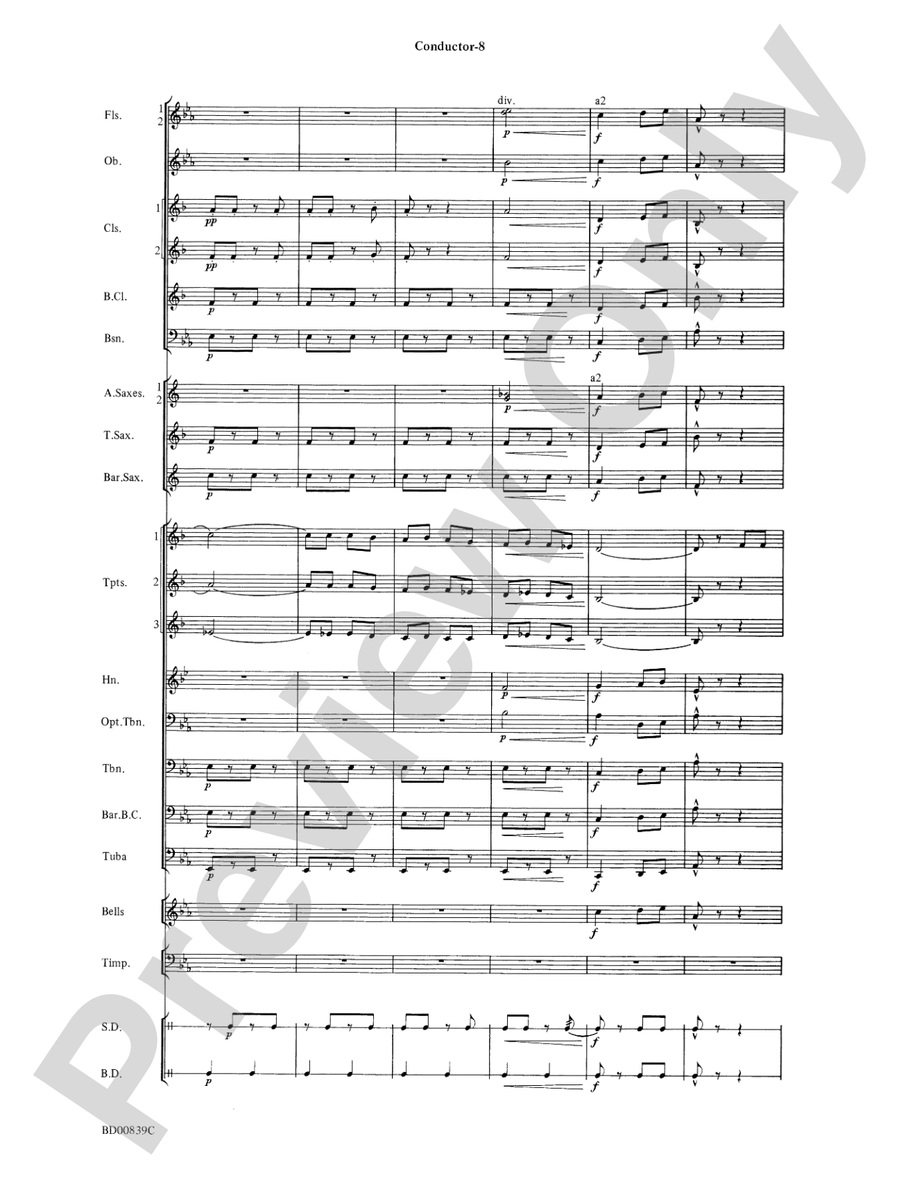 Bugler's Holiday (featuring the Trumpet Section): Concert Band Conductor Score & Parts