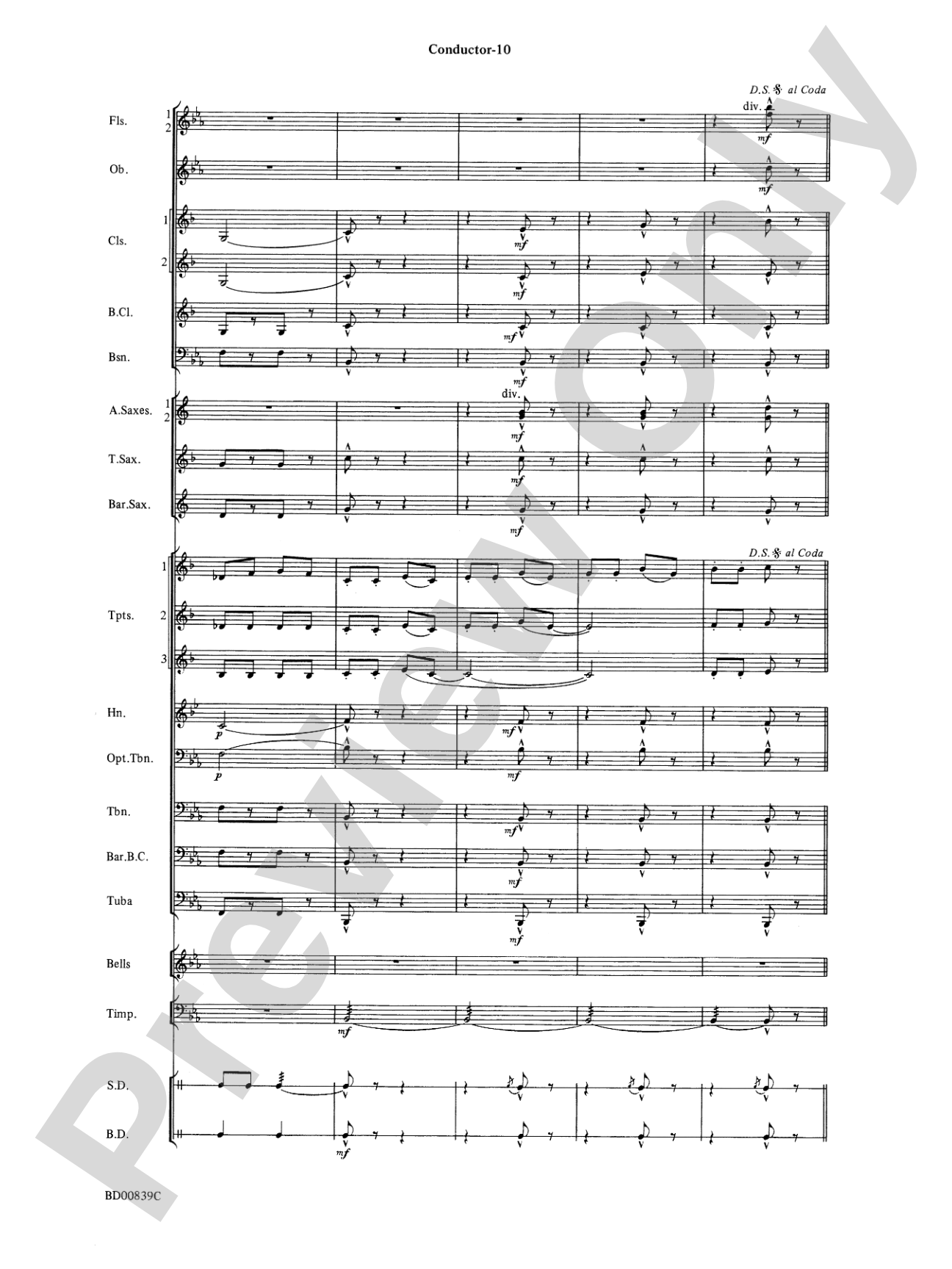 Bugler's Holiday (featuring the Trumpet Section): Concert Band Conductor Score & Parts