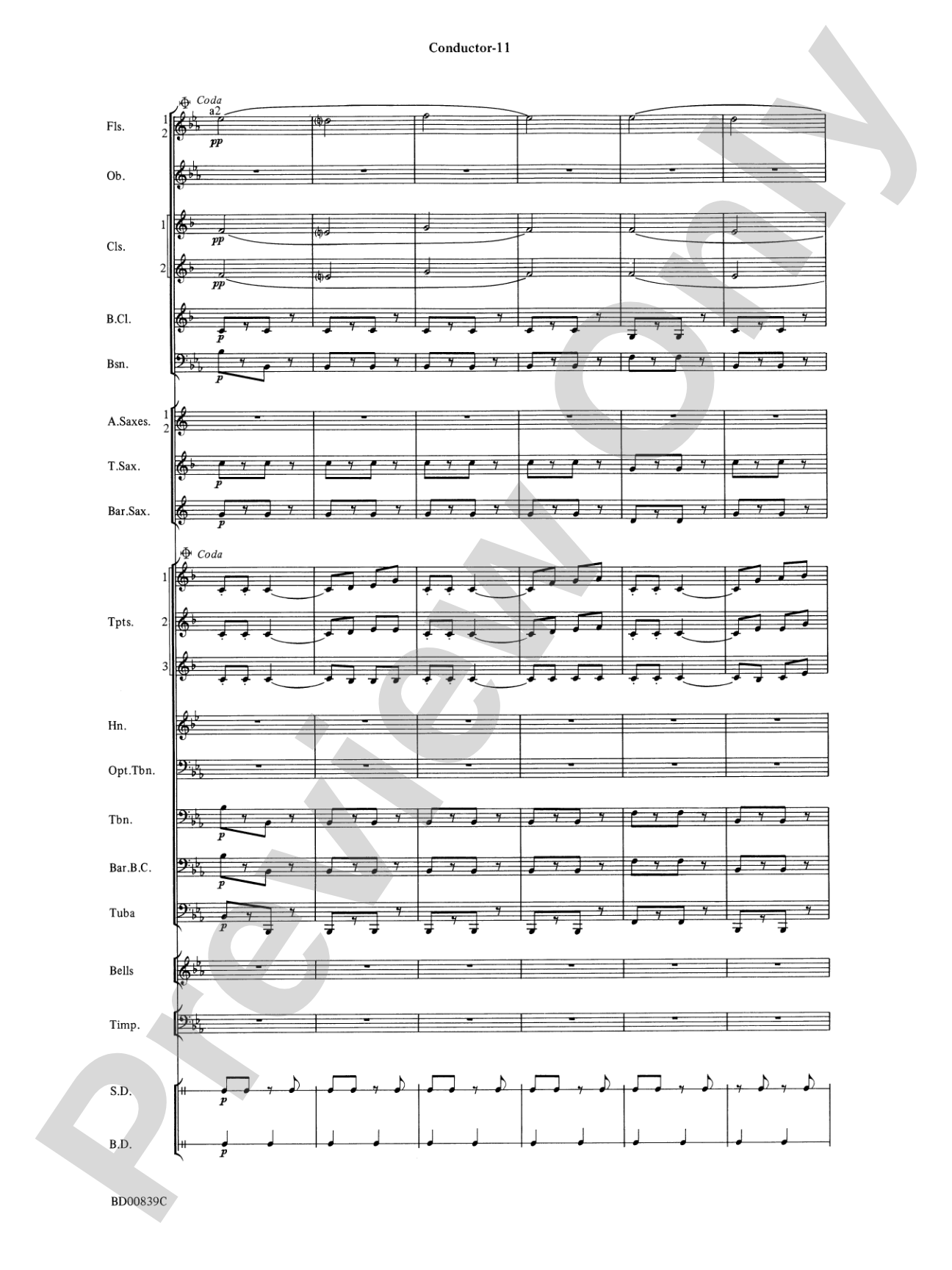 Bugler's Holiday (featuring the Trumpet Section): Concert Band Conductor Score & Parts