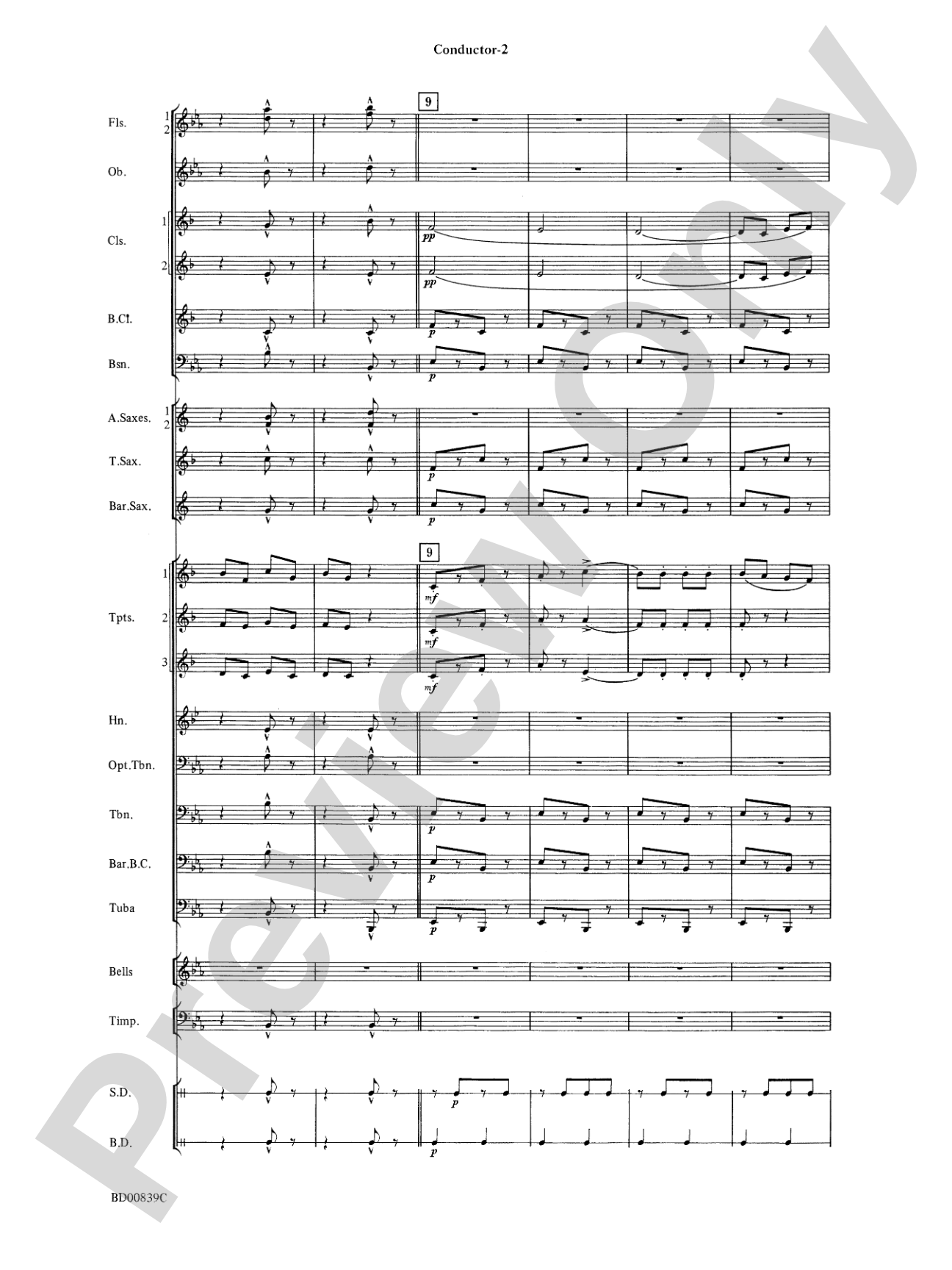Bugler's Holiday (featuring the Trumpet Section): Concert Band Conductor Score & Parts