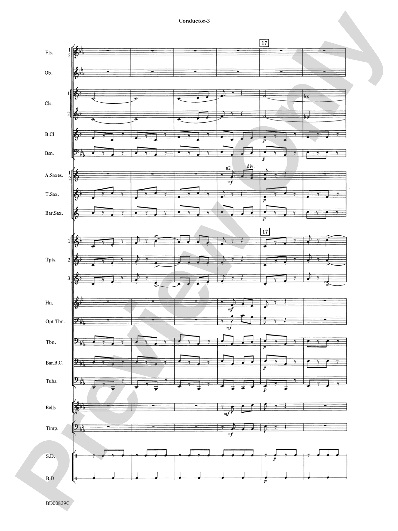 Bugler's Holiday (featuring the Trumpet Section): Concert Band Conductor Score & Parts