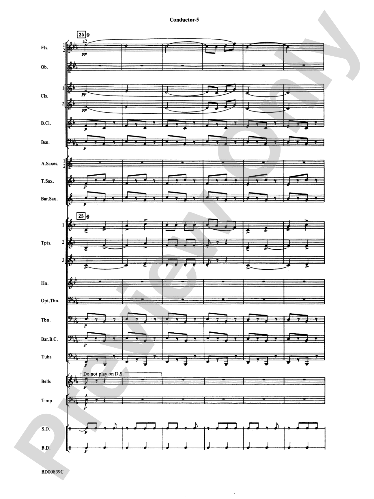 Bugler's Holiday (featuring the Trumpet Section): Concert Band Conductor Score & Parts