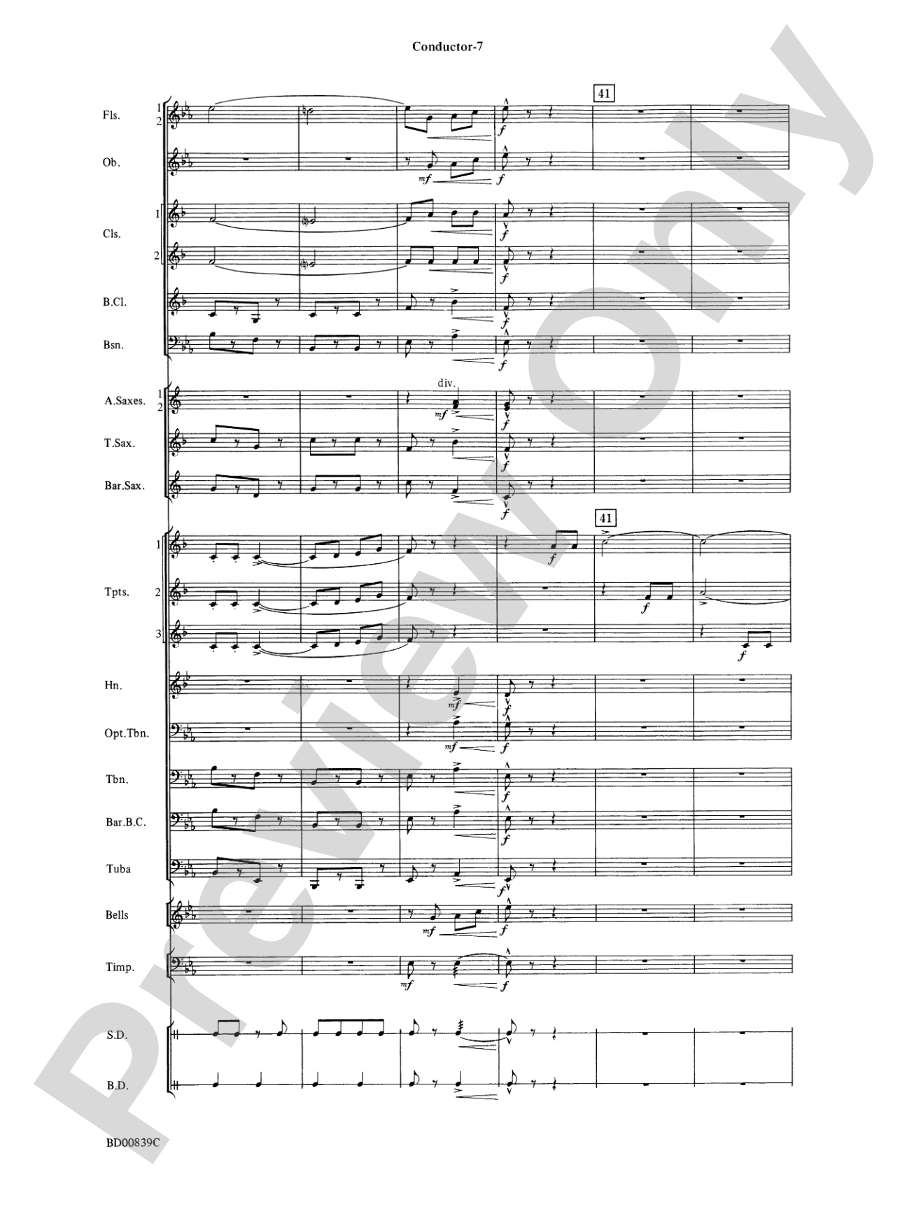 Bugler's Holiday (featuring the Trumpet Section): Concert Band Conductor Score & Parts