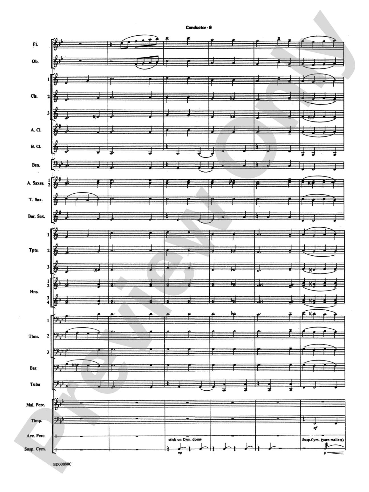 I'll Be Home for Christmas: Concert Band Conductor Score & Parts