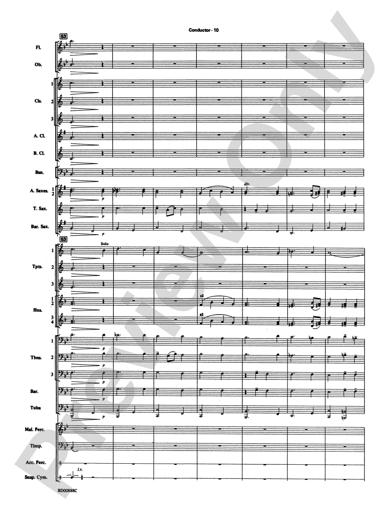 I'll Be Home for Christmas: Concert Band Conductor Score & Parts