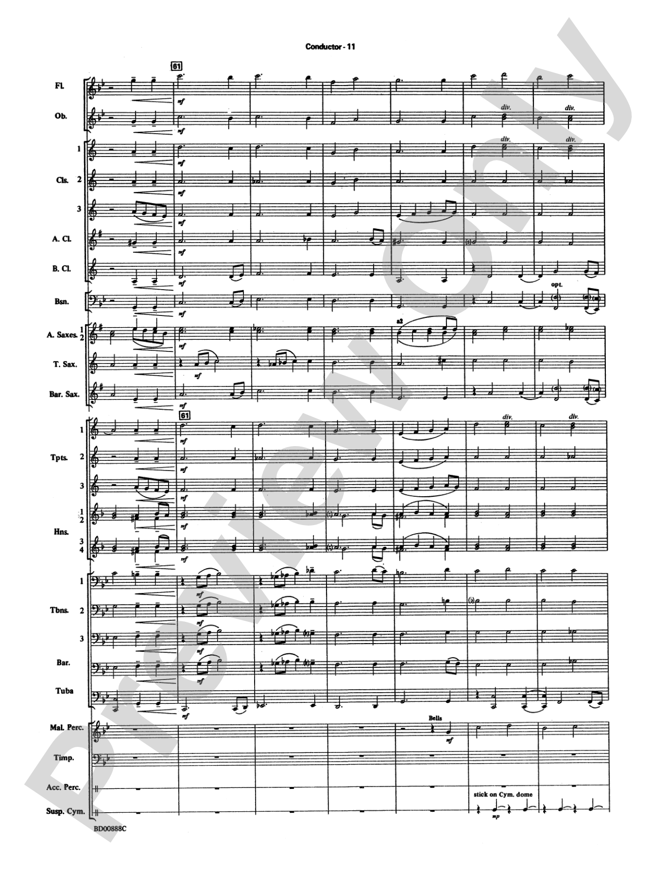 I'll Be Home for Christmas: Concert Band Conductor Score & Parts