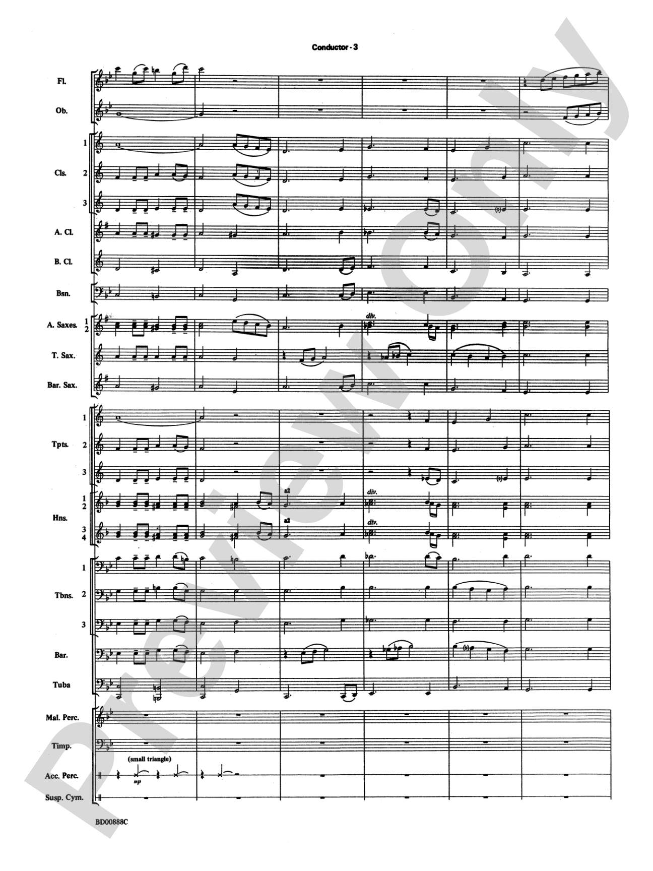 I'll Be Home for Christmas: Concert Band Conductor Score & Parts