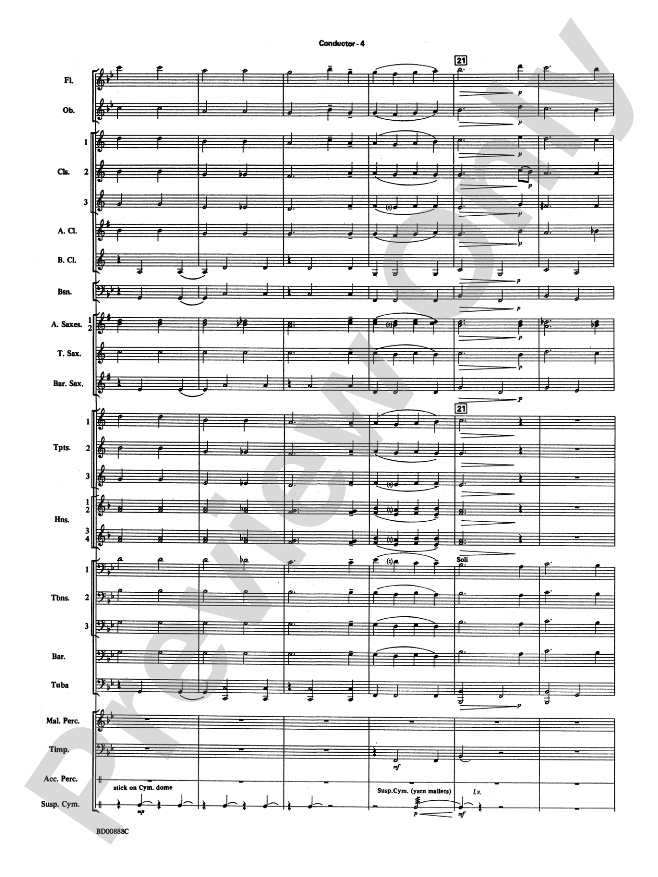 I'll Be Home for Christmas: Concert Band Conductor Score & Parts