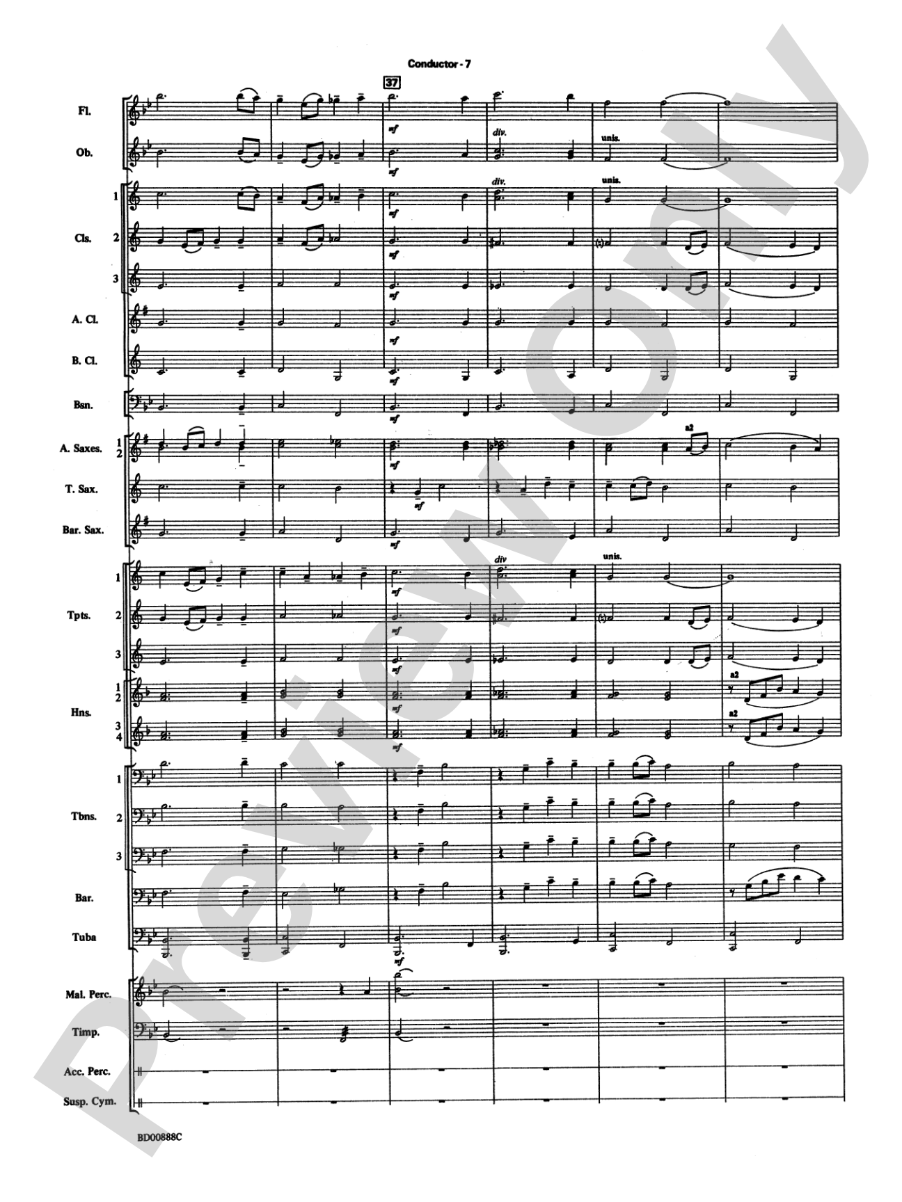I'll Be Home for Christmas: Concert Band Conductor Score & Parts