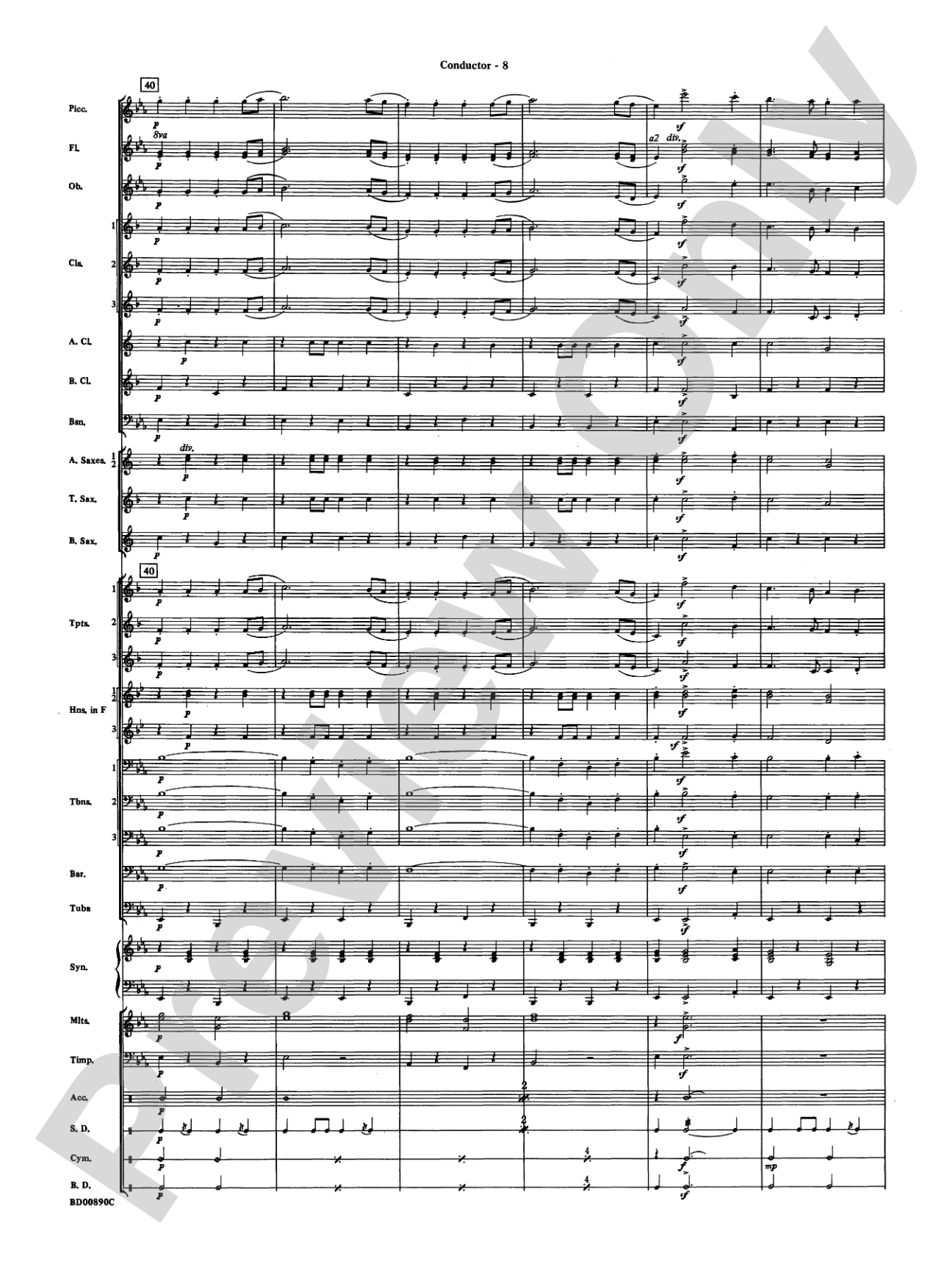 Holiday Emblem: Concert Band Conductor Score & Parts