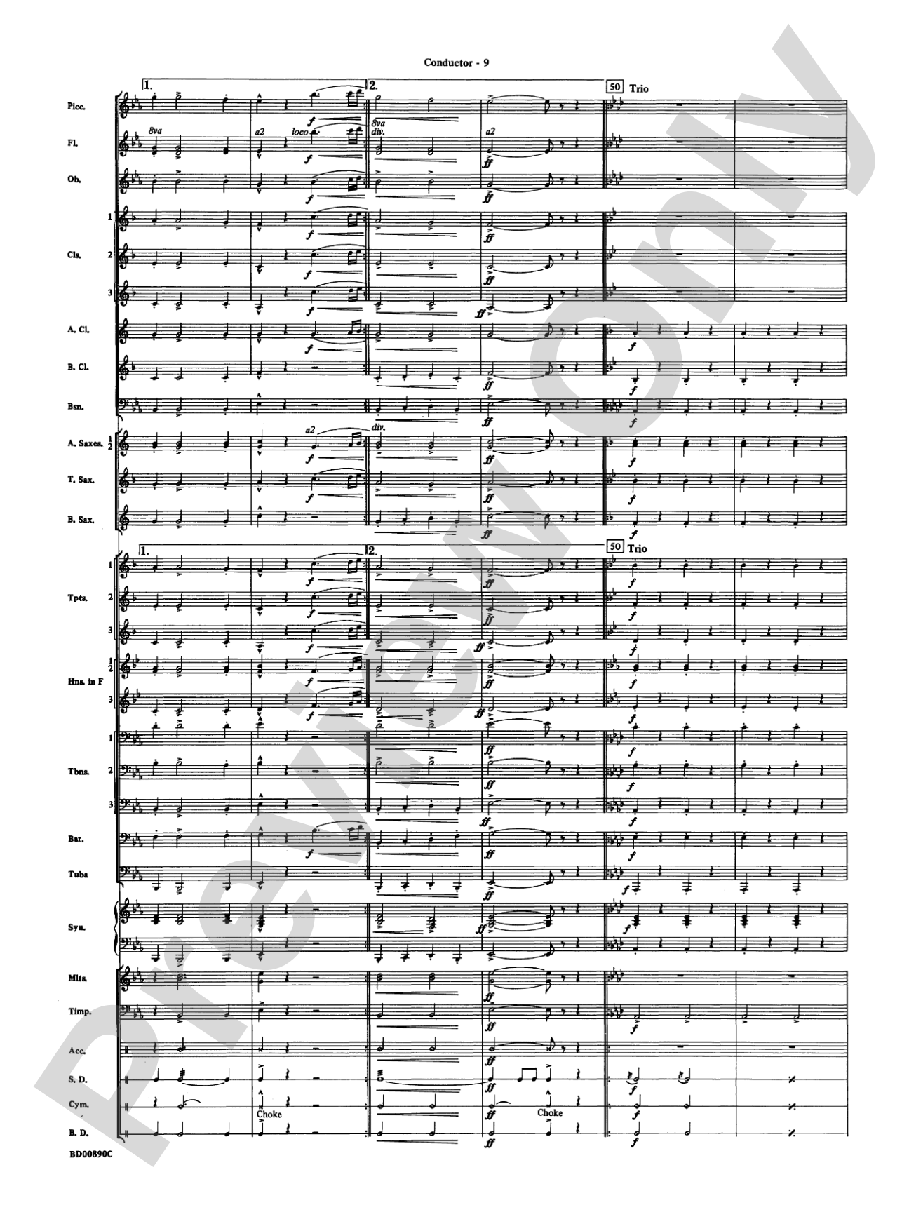 Holiday Emblem: Concert Band Conductor Score & Parts
