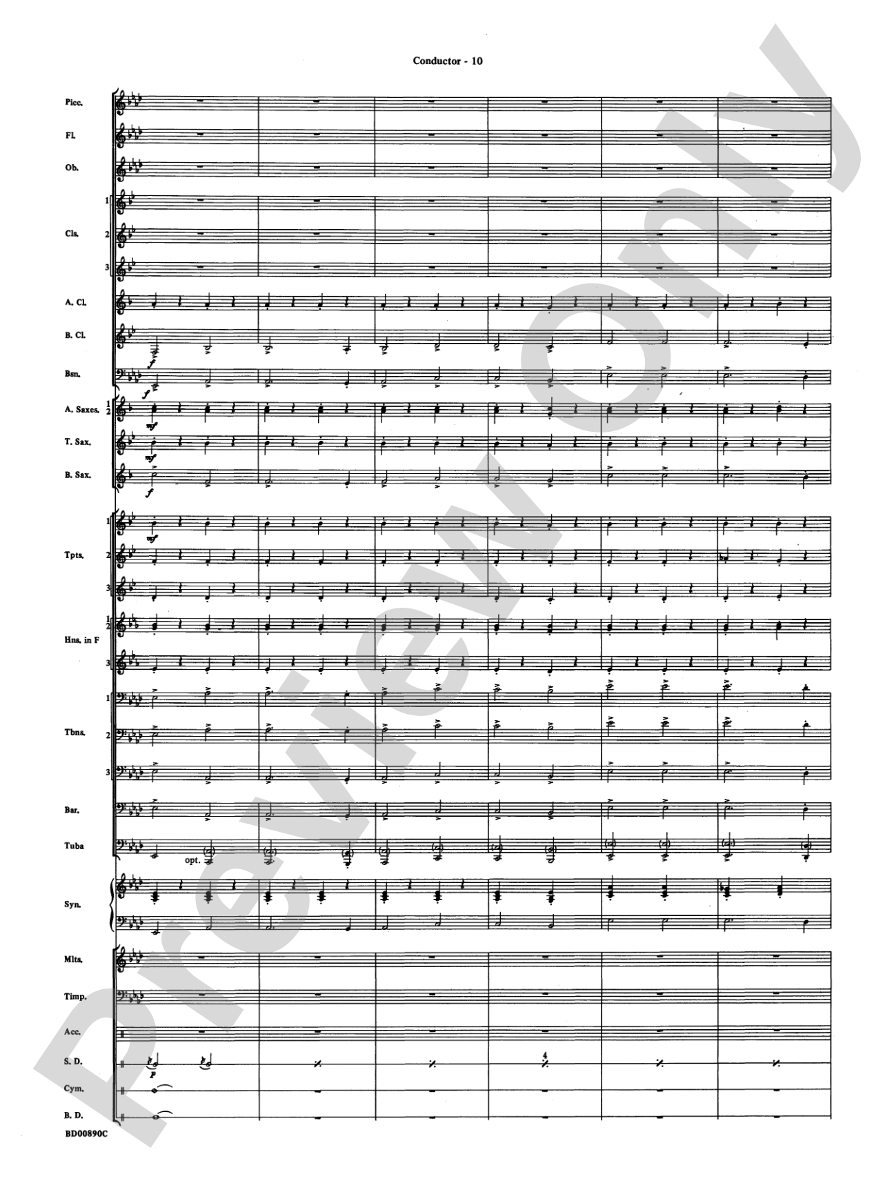 Holiday Emblem: Concert Band Conductor Score & Parts