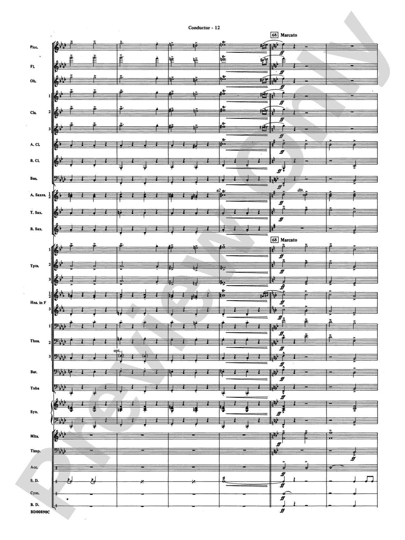 Holiday Emblem: Concert Band Conductor Score & Parts