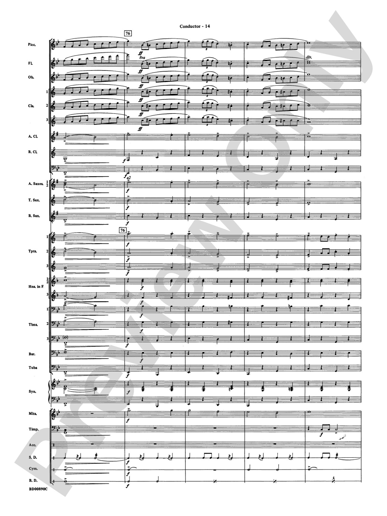 Holiday Emblem: Concert Band Conductor Score & Parts