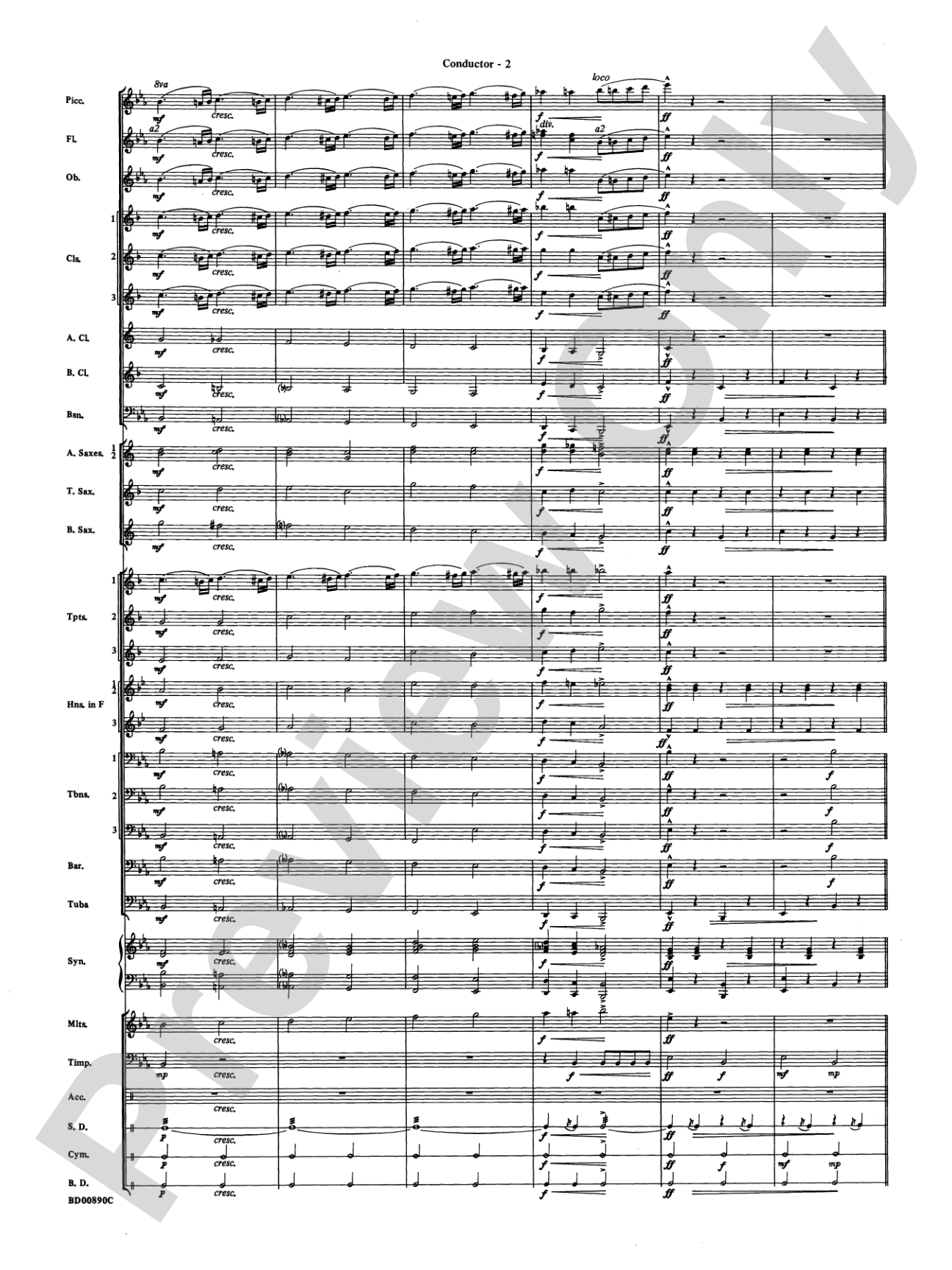 Holiday Emblem: Concert Band Conductor Score & Parts