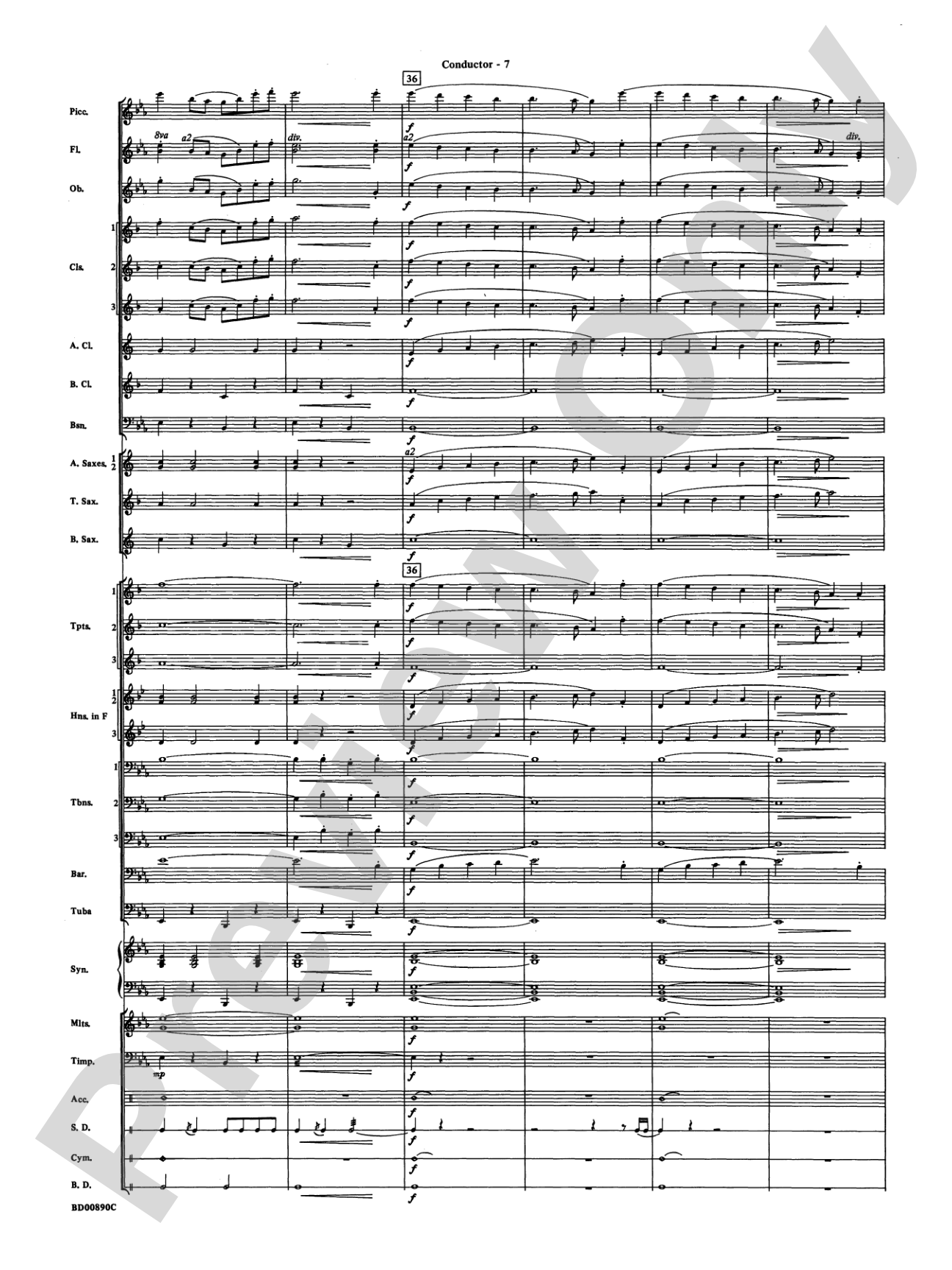 Holiday Emblem: Concert Band Conductor Score & Parts