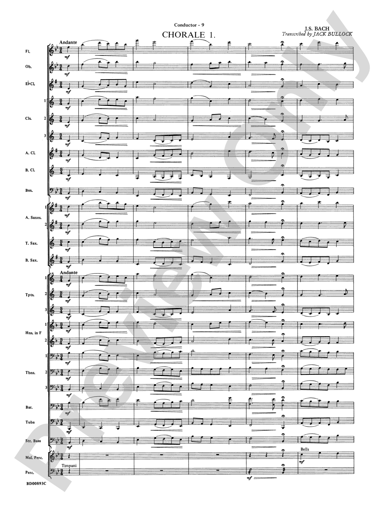 Belwin "Warm-Ups" for Symphonic Band: Score