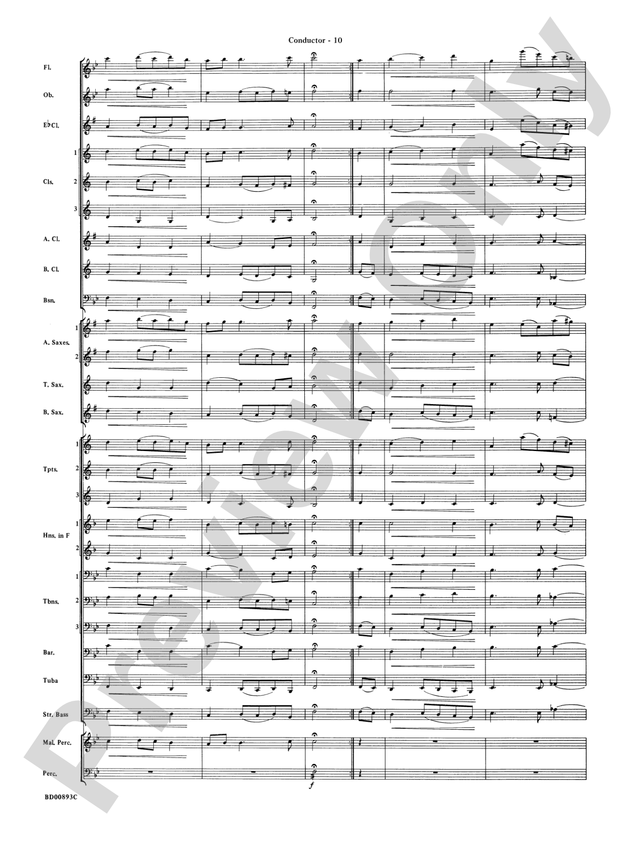 Belwin "Warm-Ups" for Symphonic Band: Score