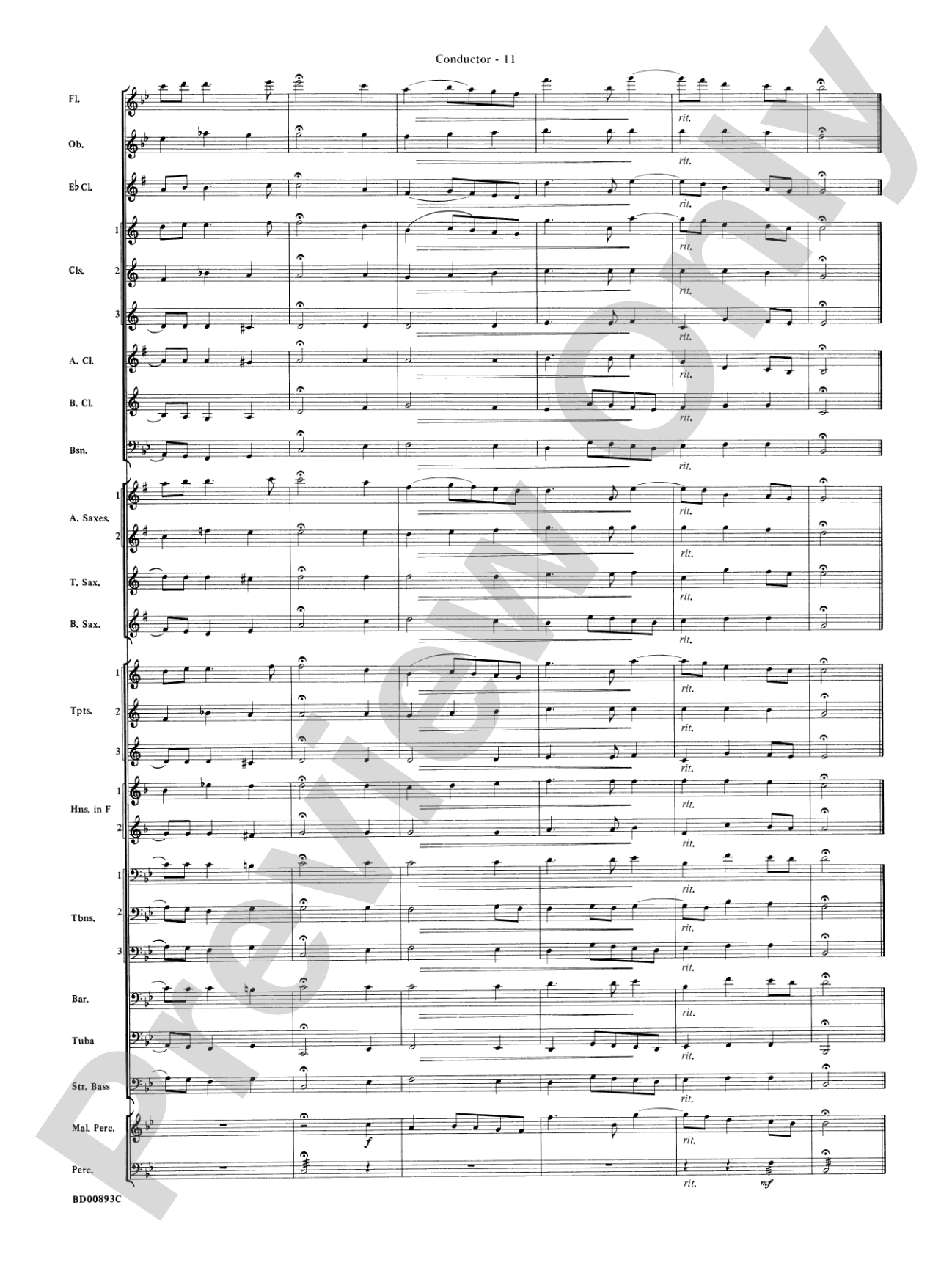 Belwin "Warm-Ups" for Symphonic Band: Score