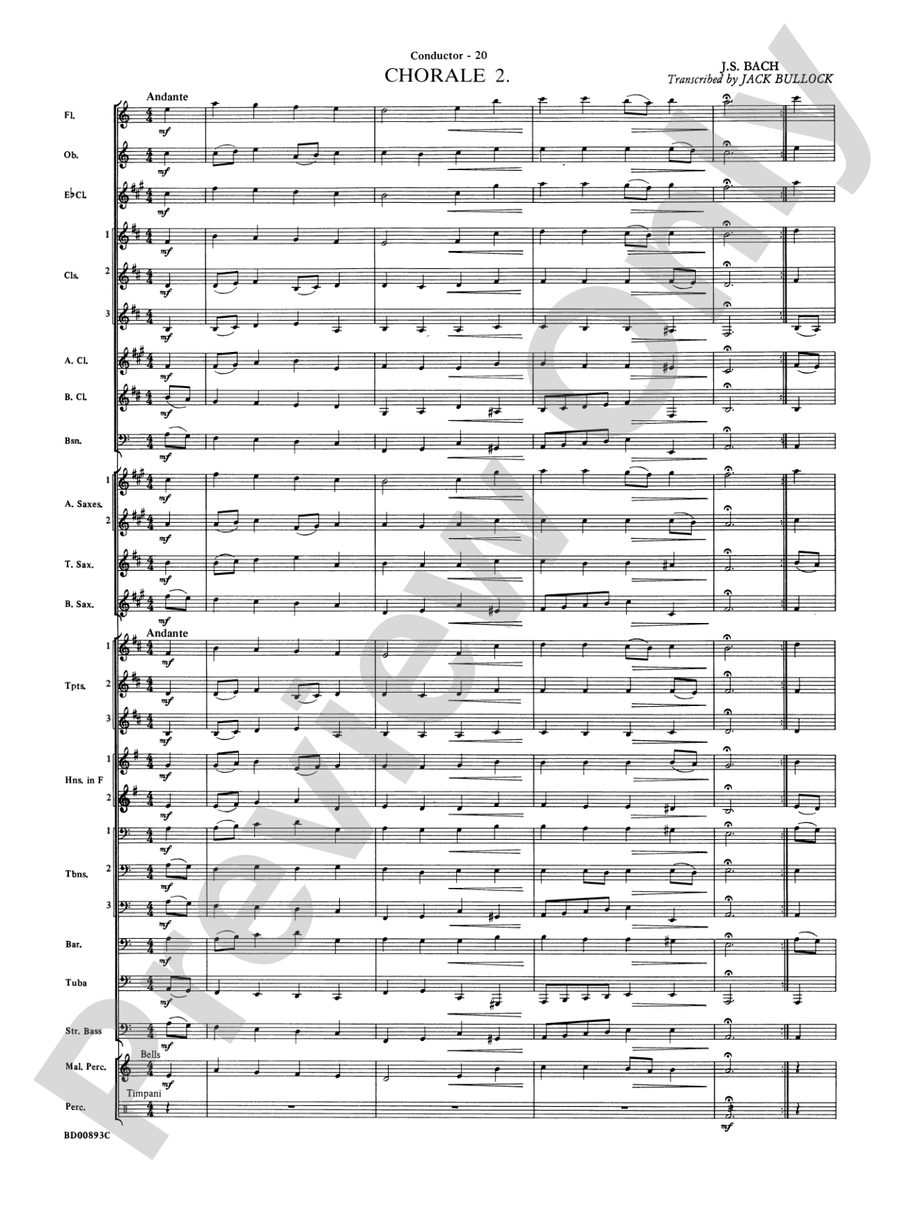 Belwin "Warm-Ups" for Symphonic Band: Score