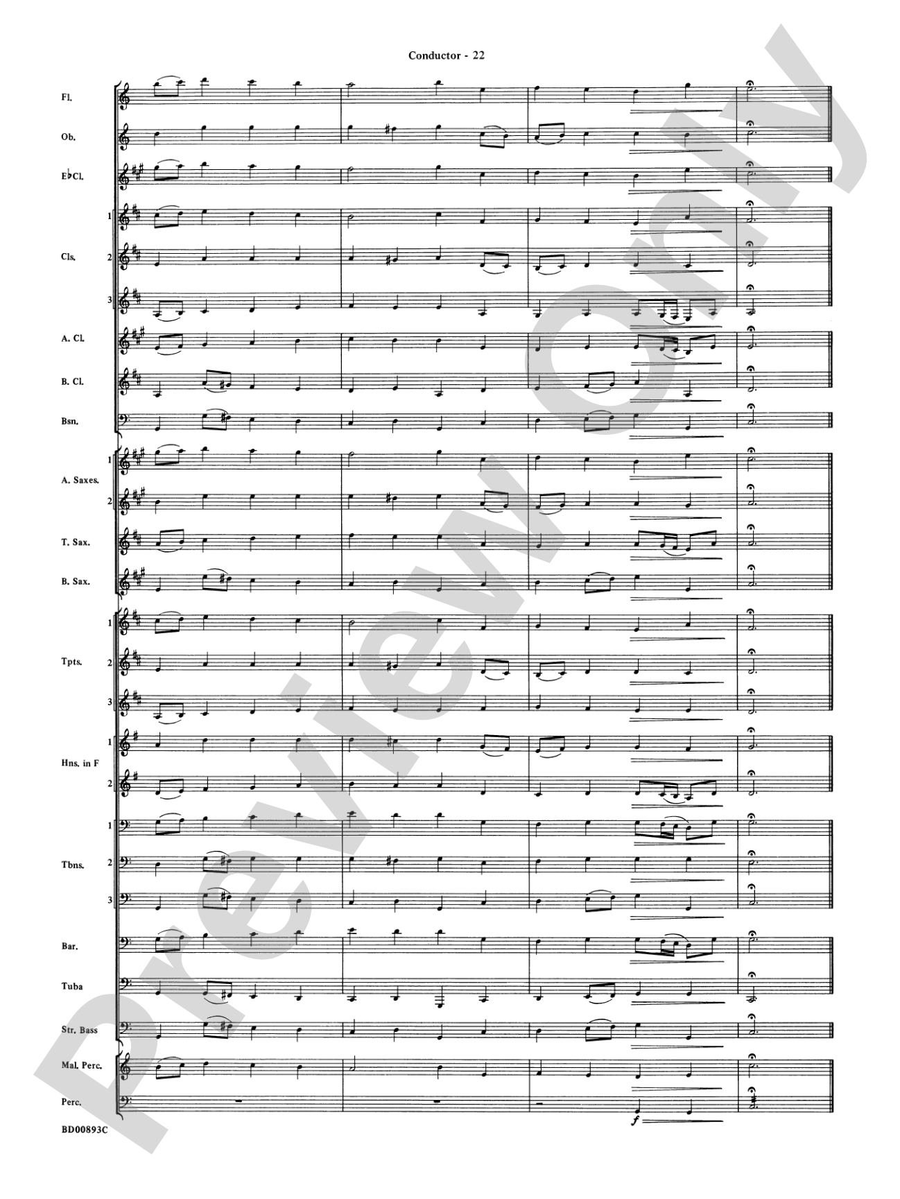 Belwin "Warm-Ups" for Symphonic Band: Score