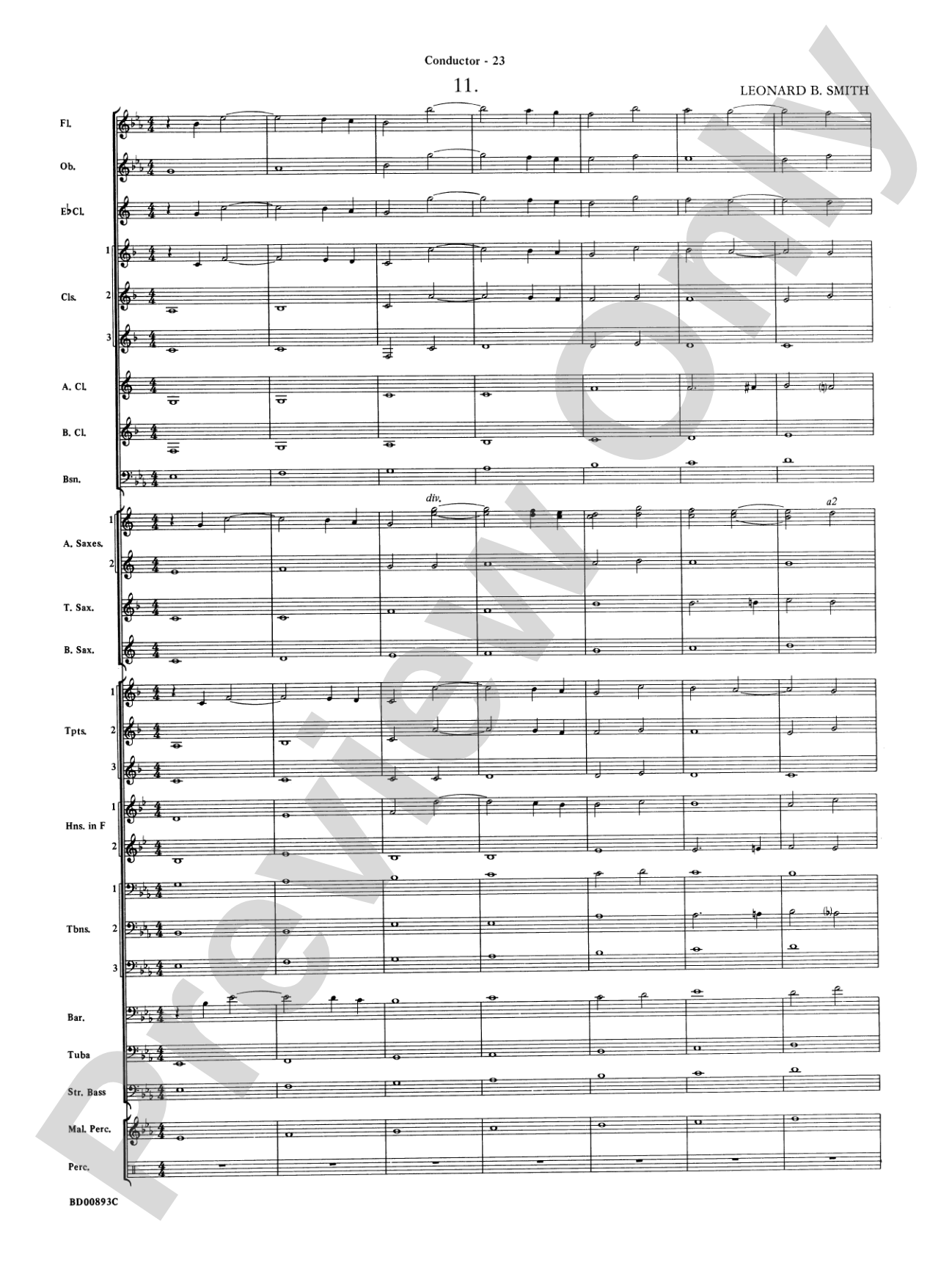 Belwin "Warm-Ups" for Symphonic Band: Score