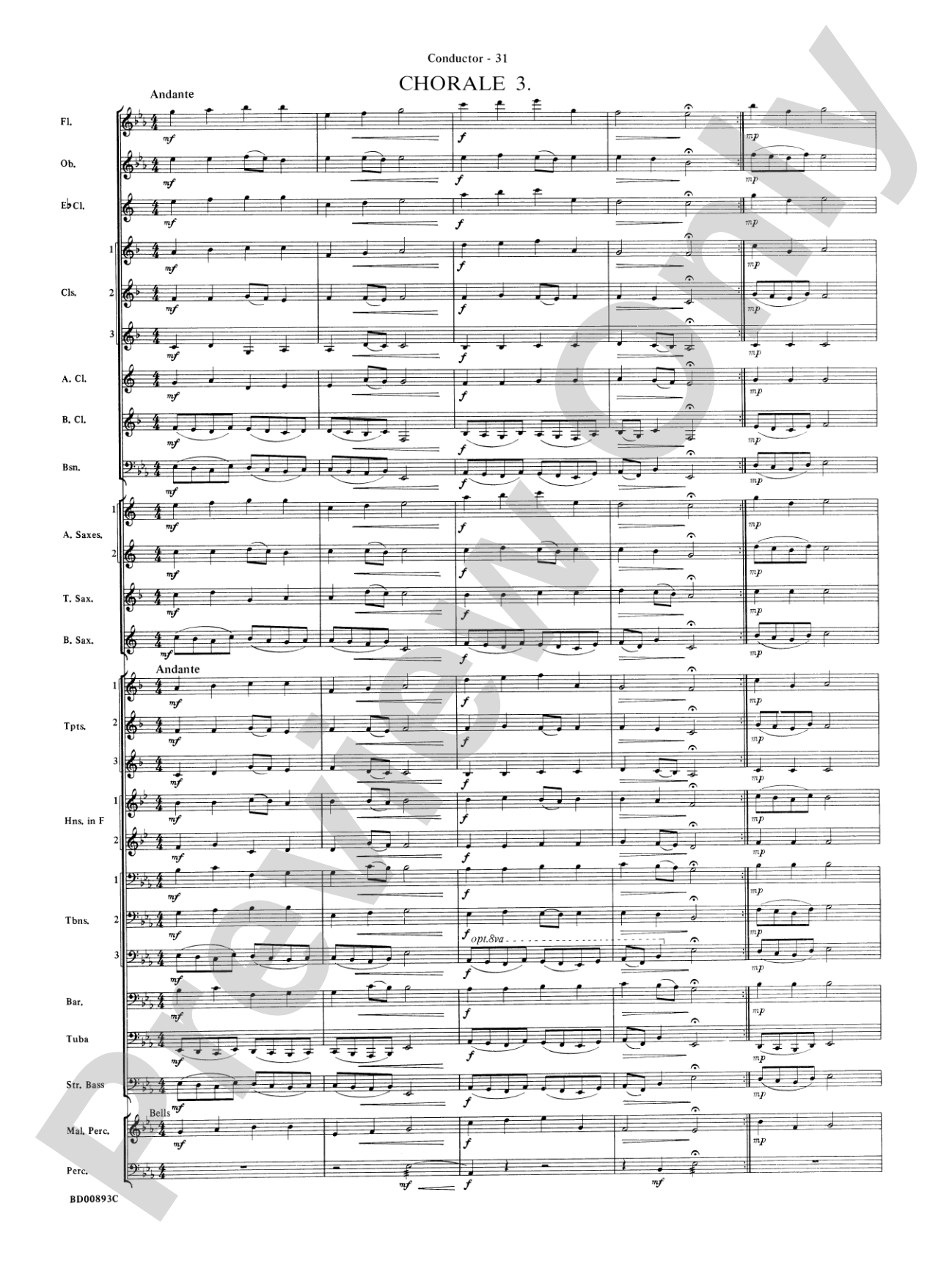 Belwin "Warm-Ups" for Symphonic Band: Score