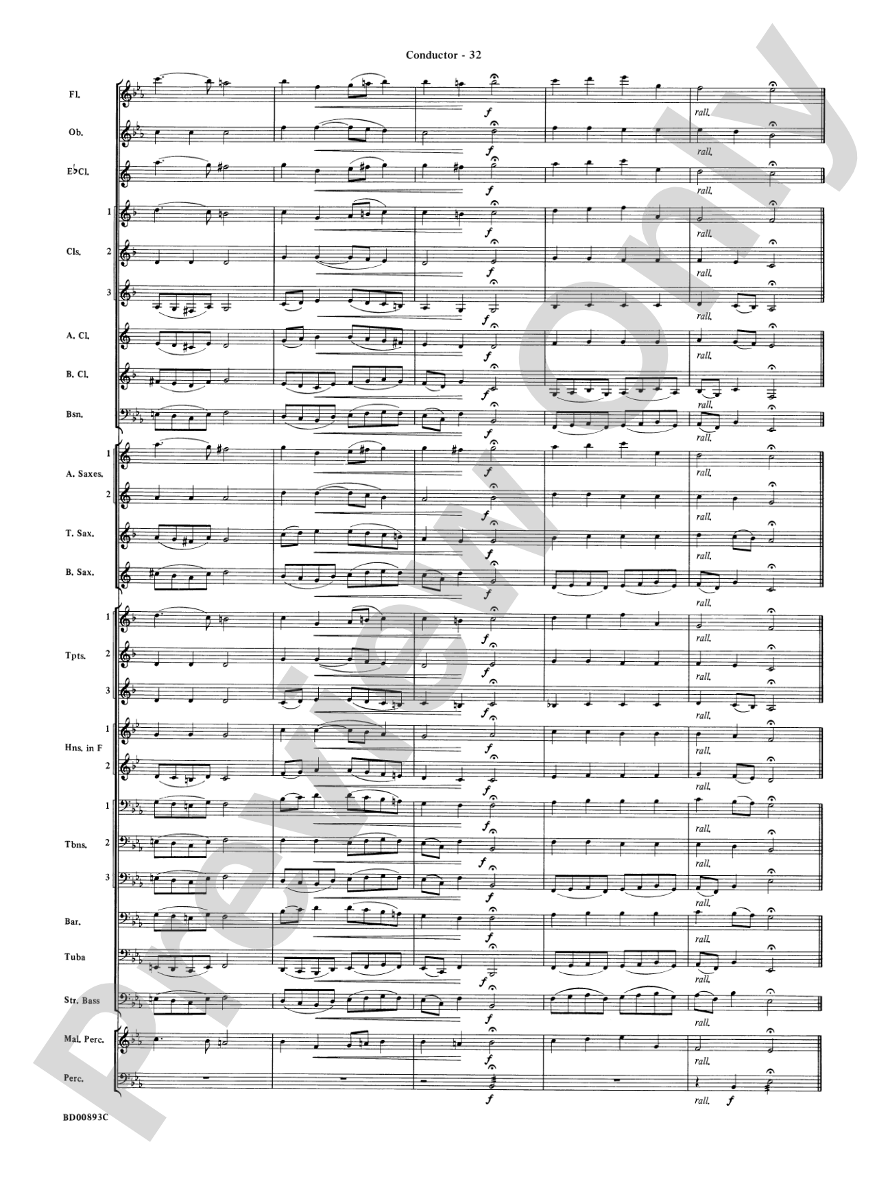 Belwin "Warm-Ups" for Symphonic Band: Score