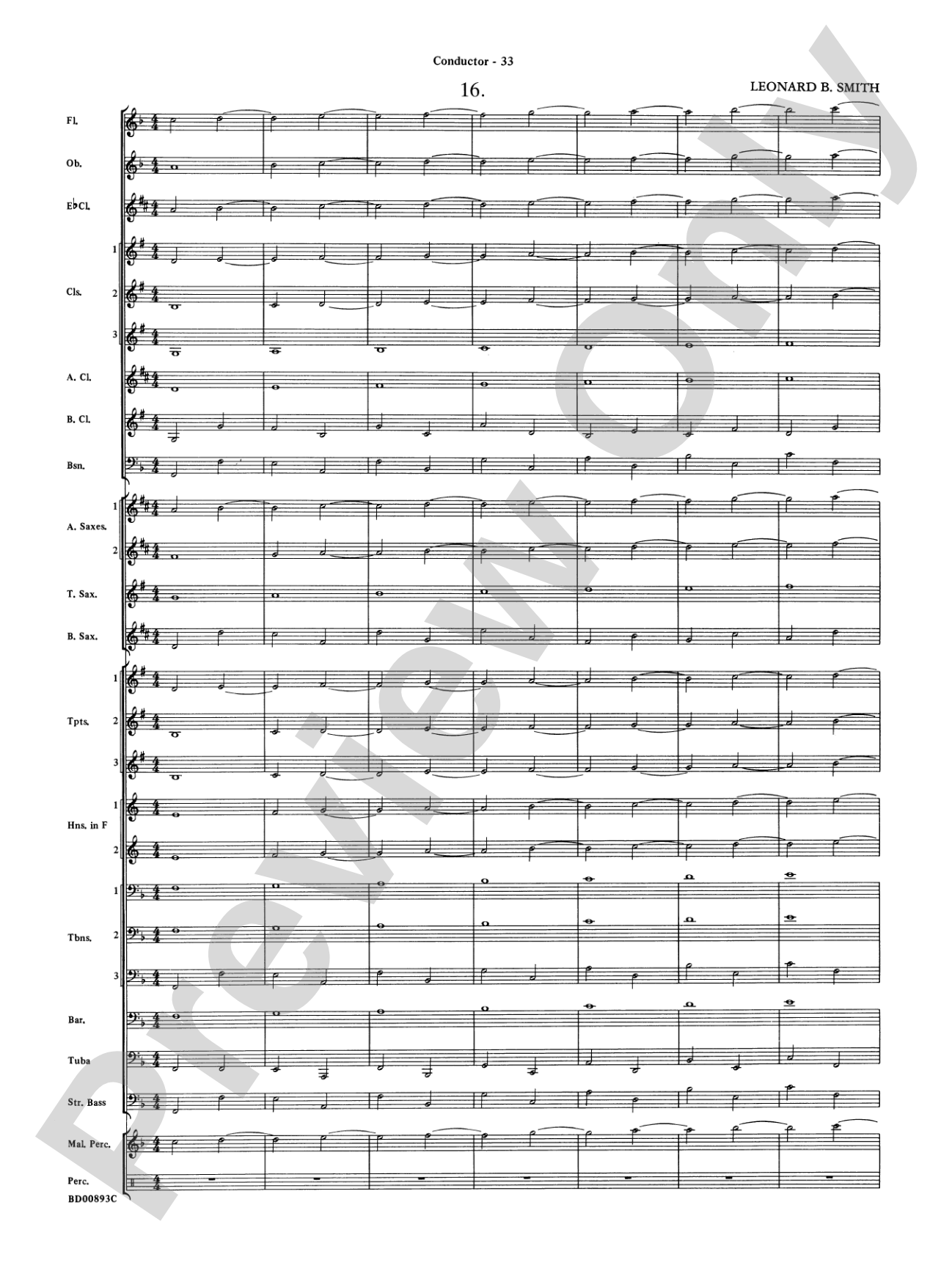 Belwin "Warm-Ups" for Symphonic Band: Score