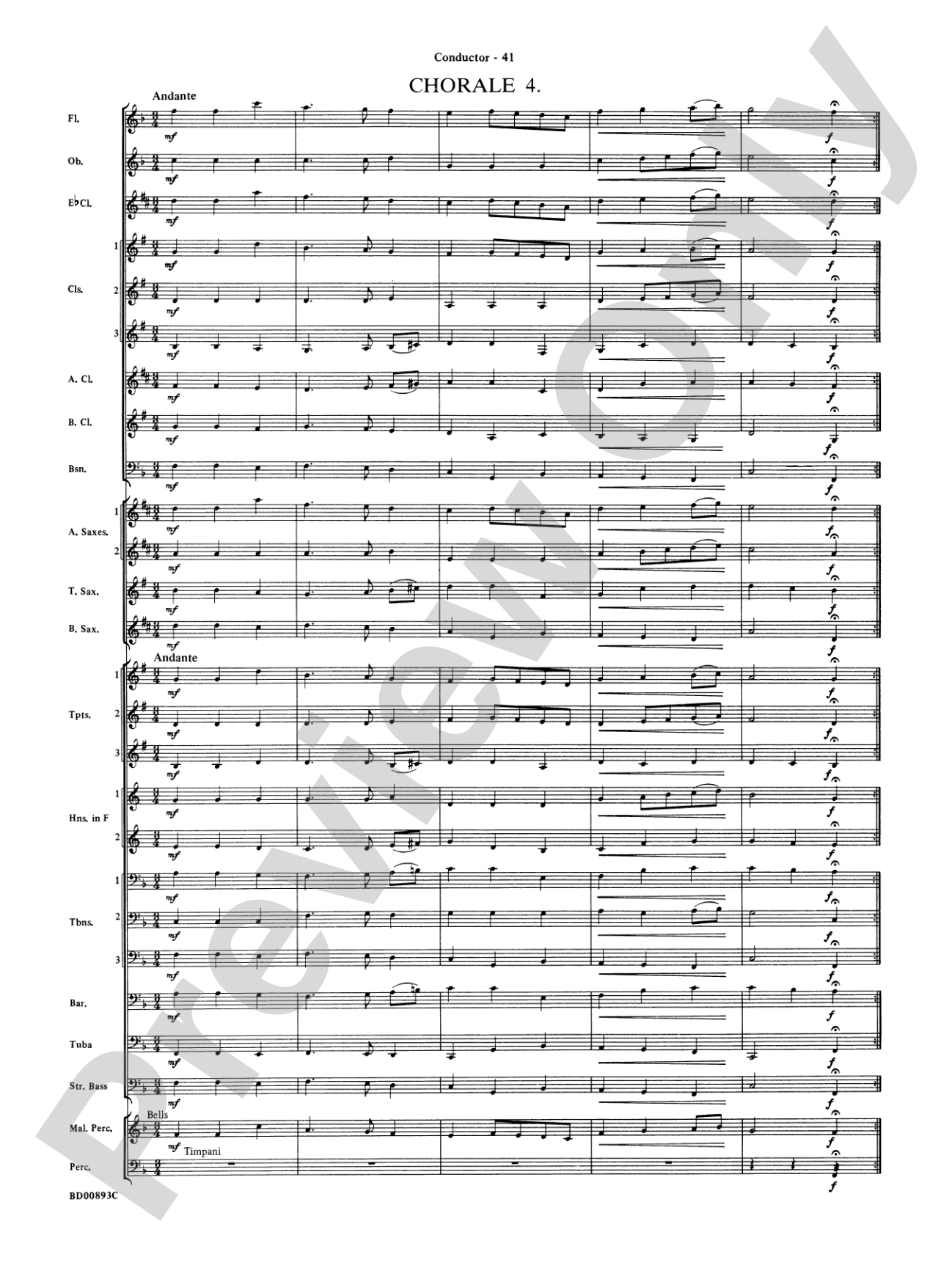 Belwin "Warm-Ups" for Symphonic Band: Score