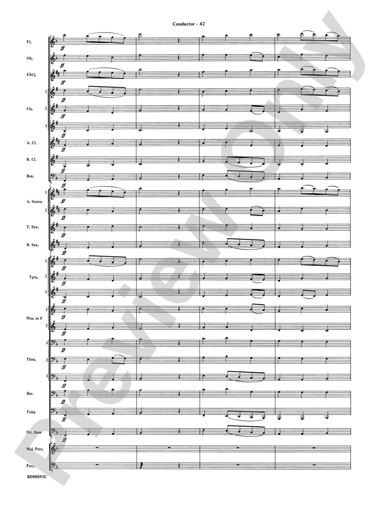 Belwin "Warm-Ups" for Symphonic Band: Score