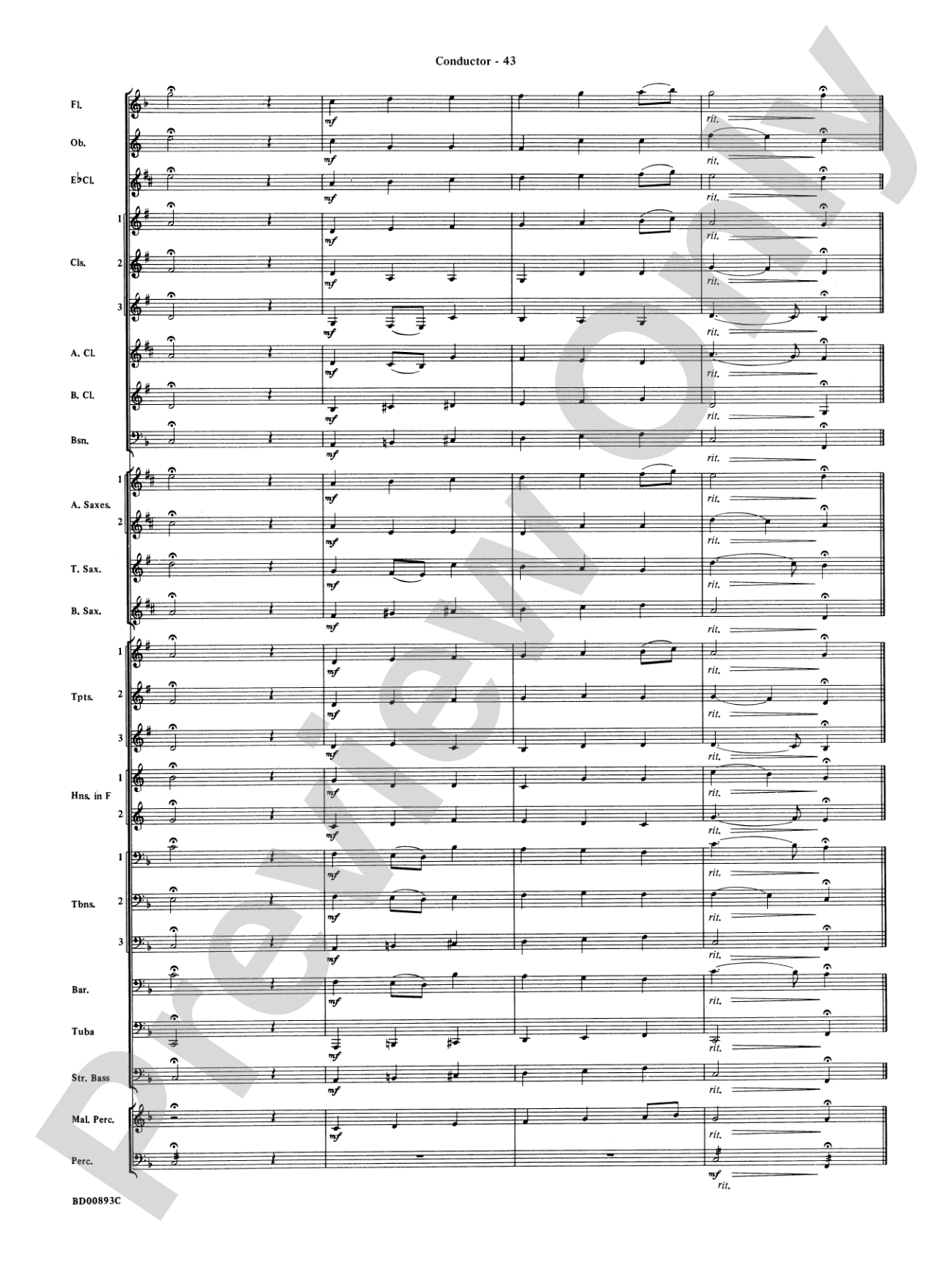 Belwin "Warm-Ups" for Symphonic Band: Score