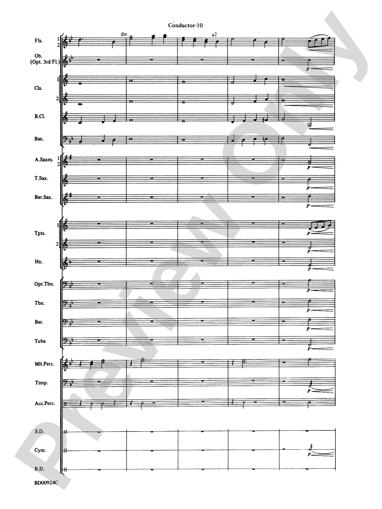 Affirmation Overture: Concert Band Conductor Score & Parts