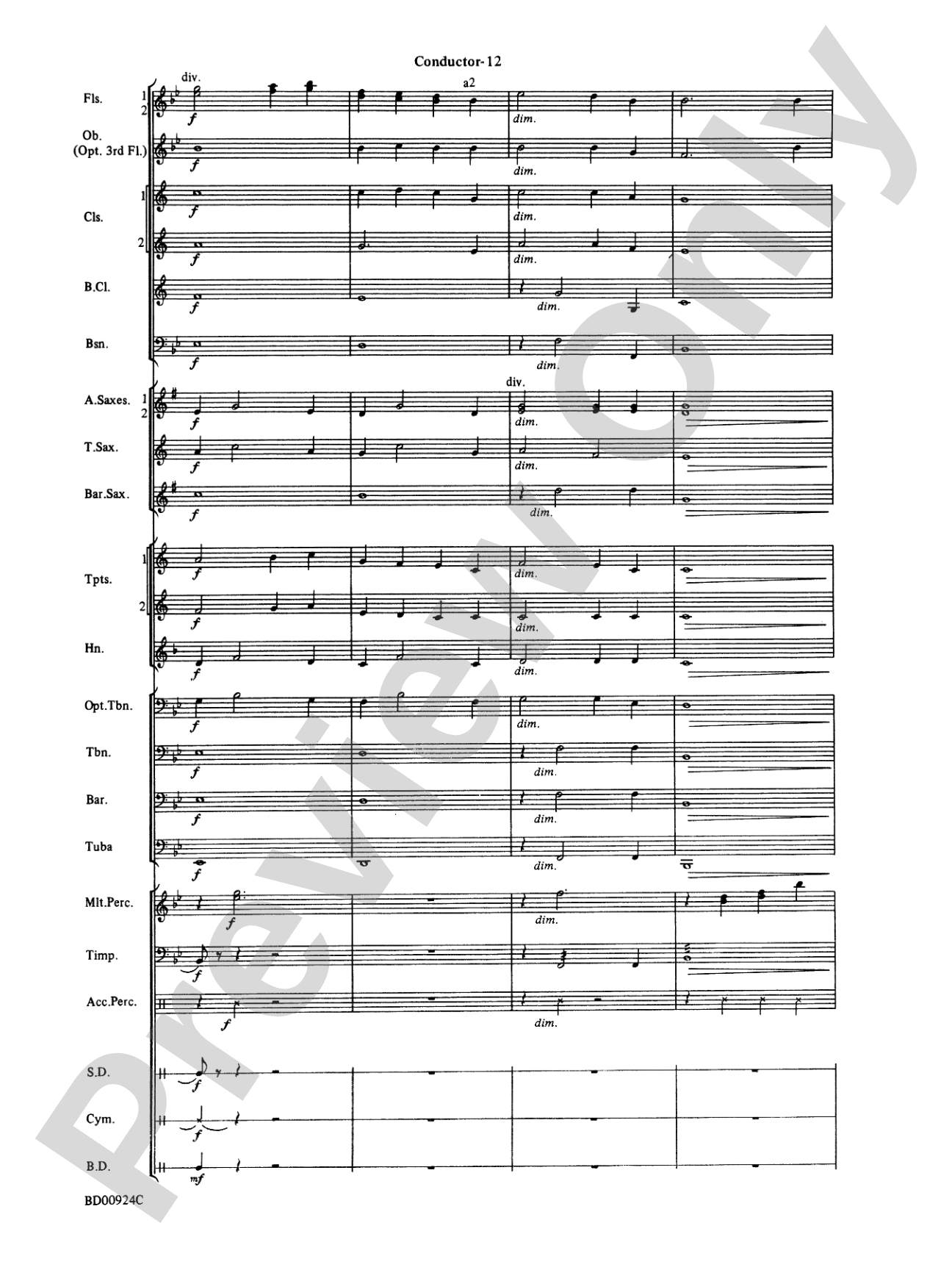 Affirmation Overture: Concert Band Conductor Score & Parts