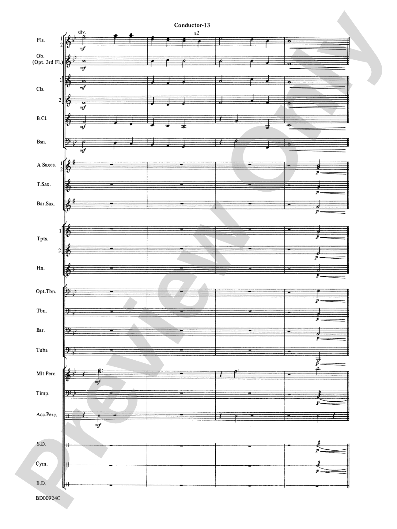Affirmation Overture: Concert Band Conductor Score & Parts