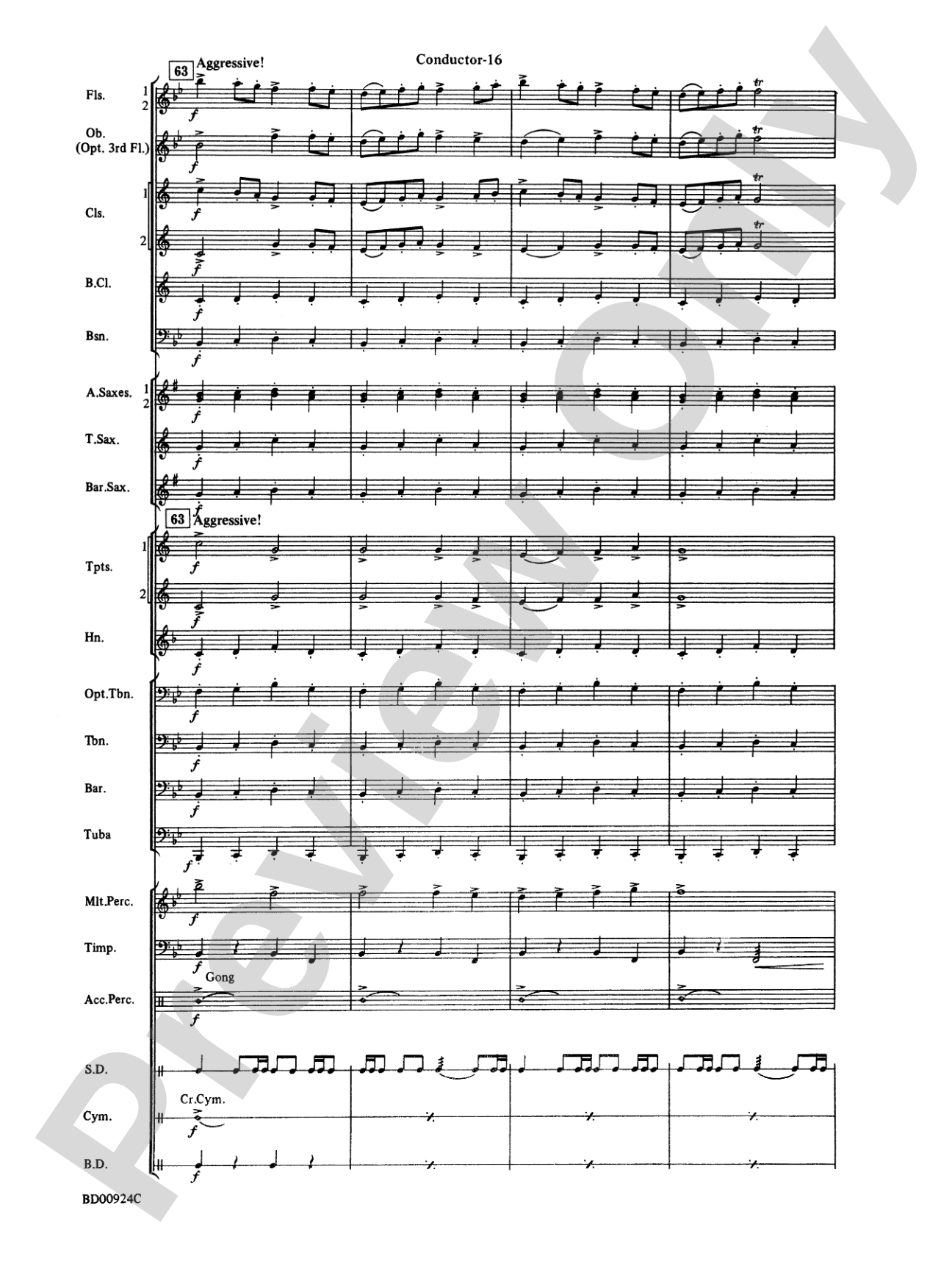Affirmation Overture: Concert Band Conductor Score & Parts