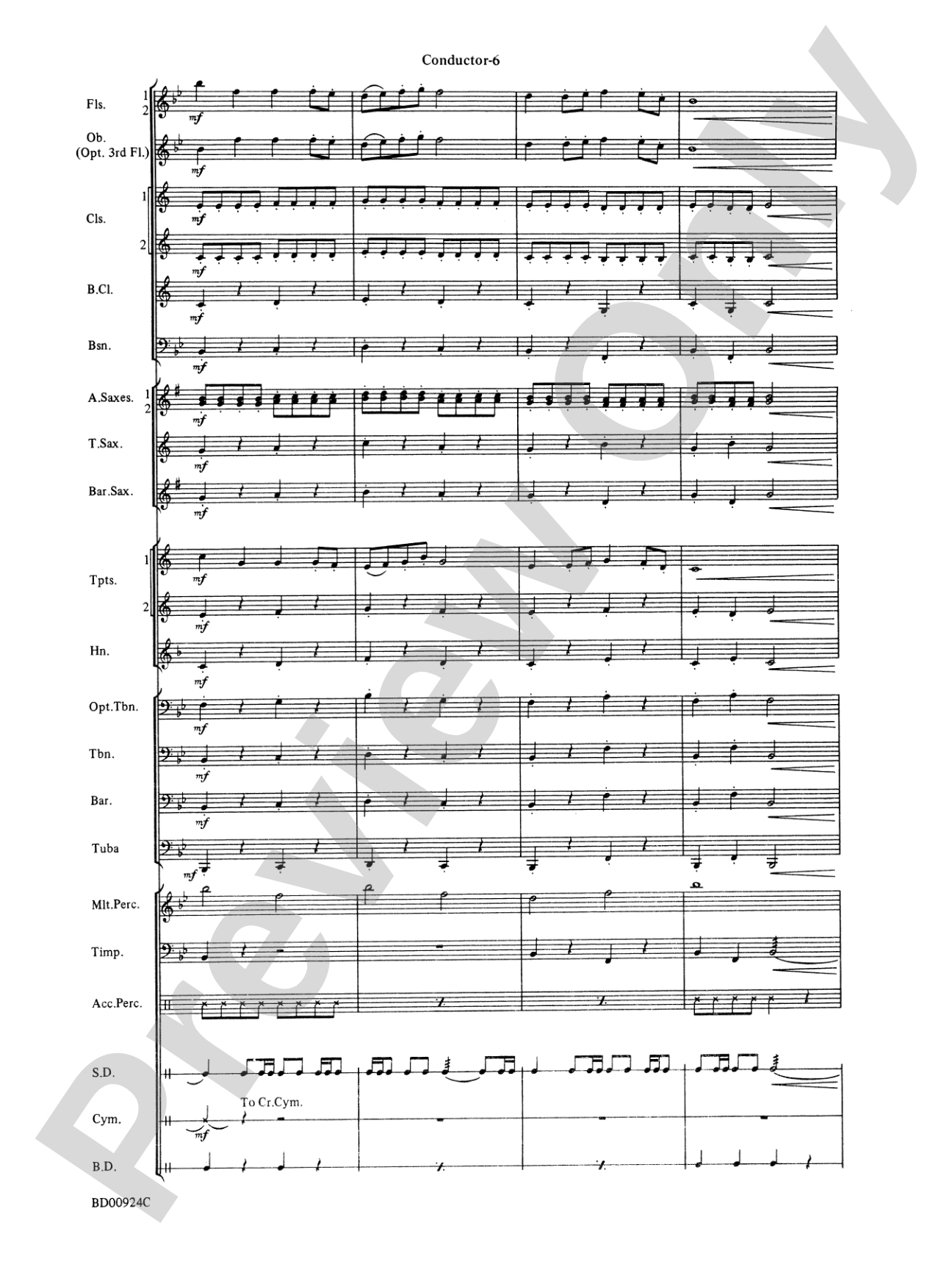 Affirmation Overture: Concert Band Conductor Score & Parts
