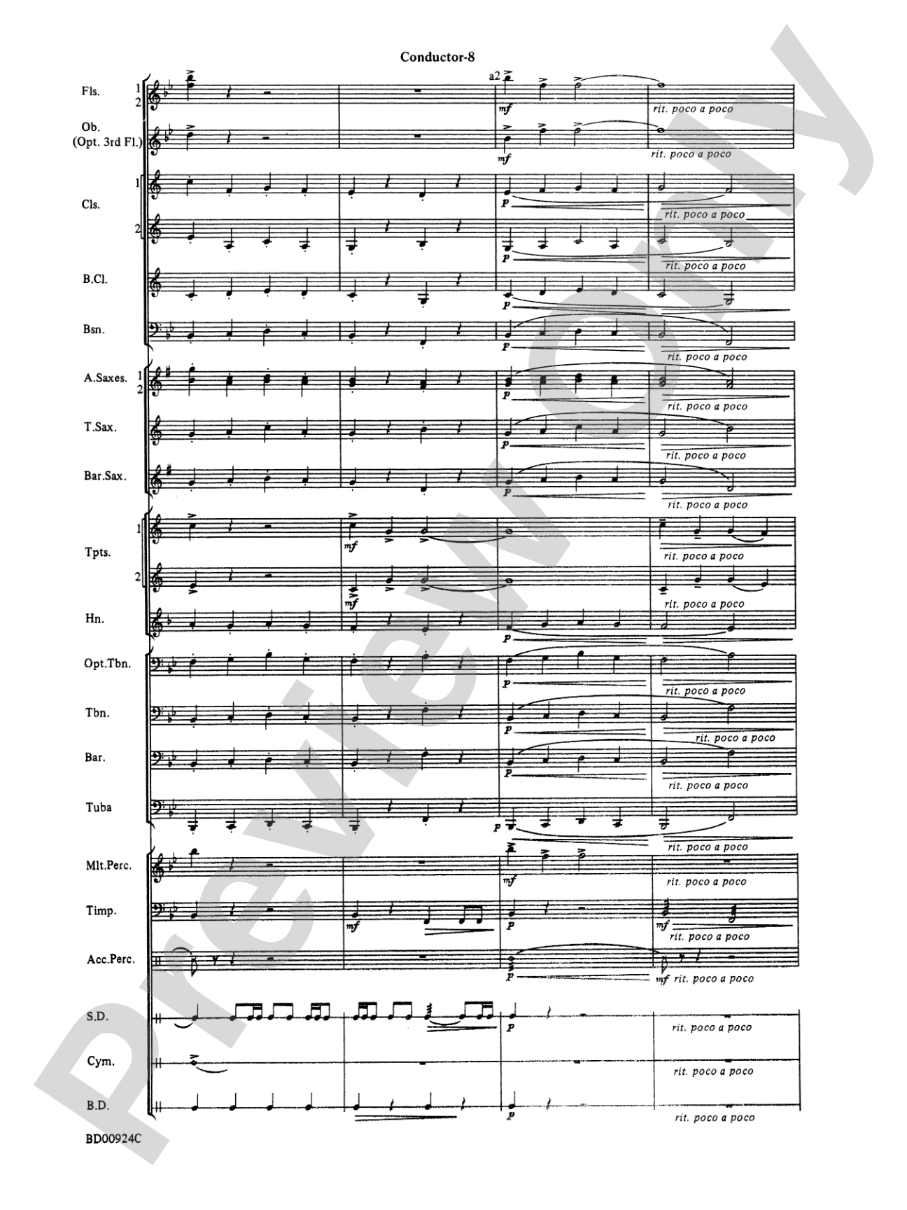 Affirmation Overture: Concert Band Conductor Score & Parts