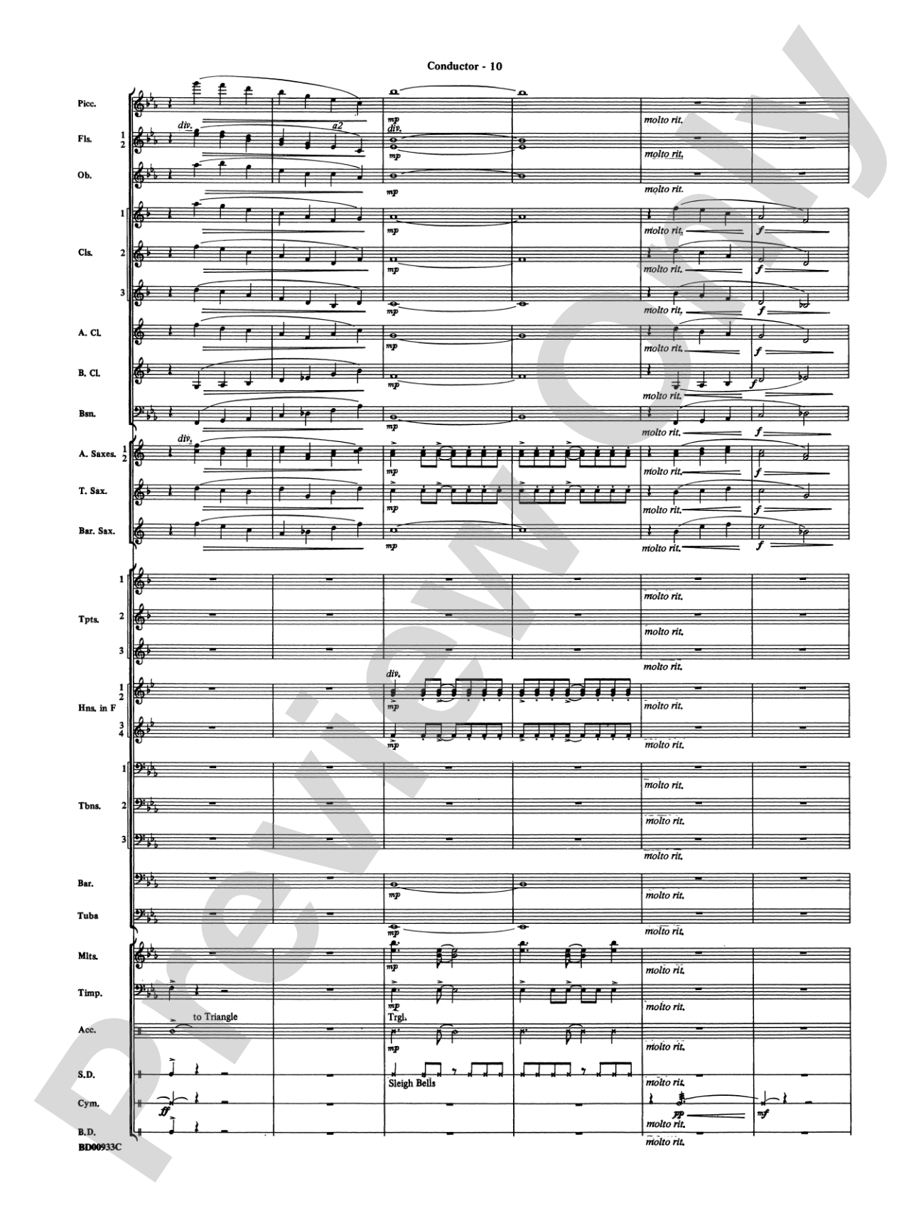 Symphonic Festival (An Overture for Band): Concert Band Conductor Score & Parts