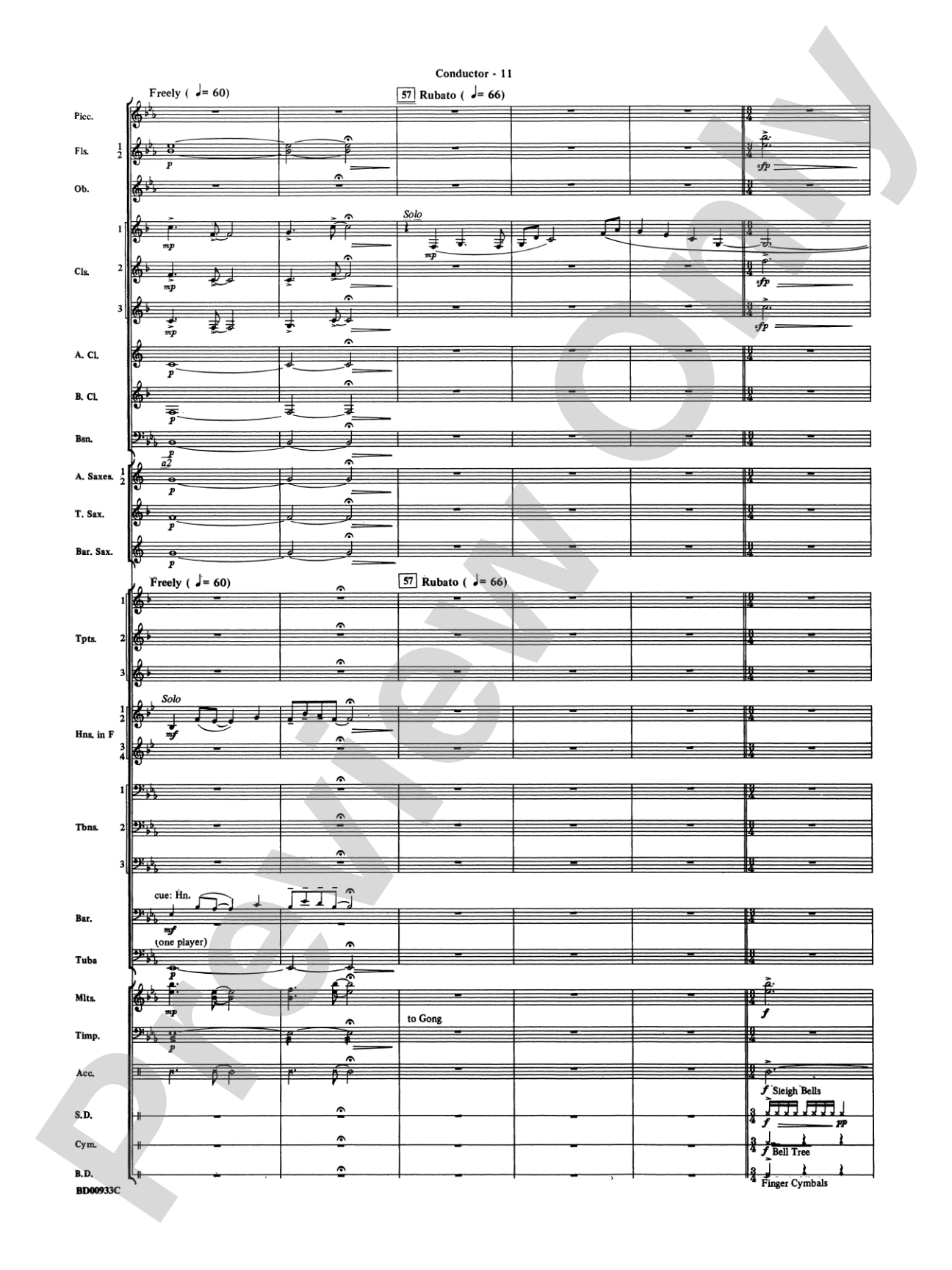 Symphonic Festival (An Overture for Band): Concert Band Conductor Score & Parts
