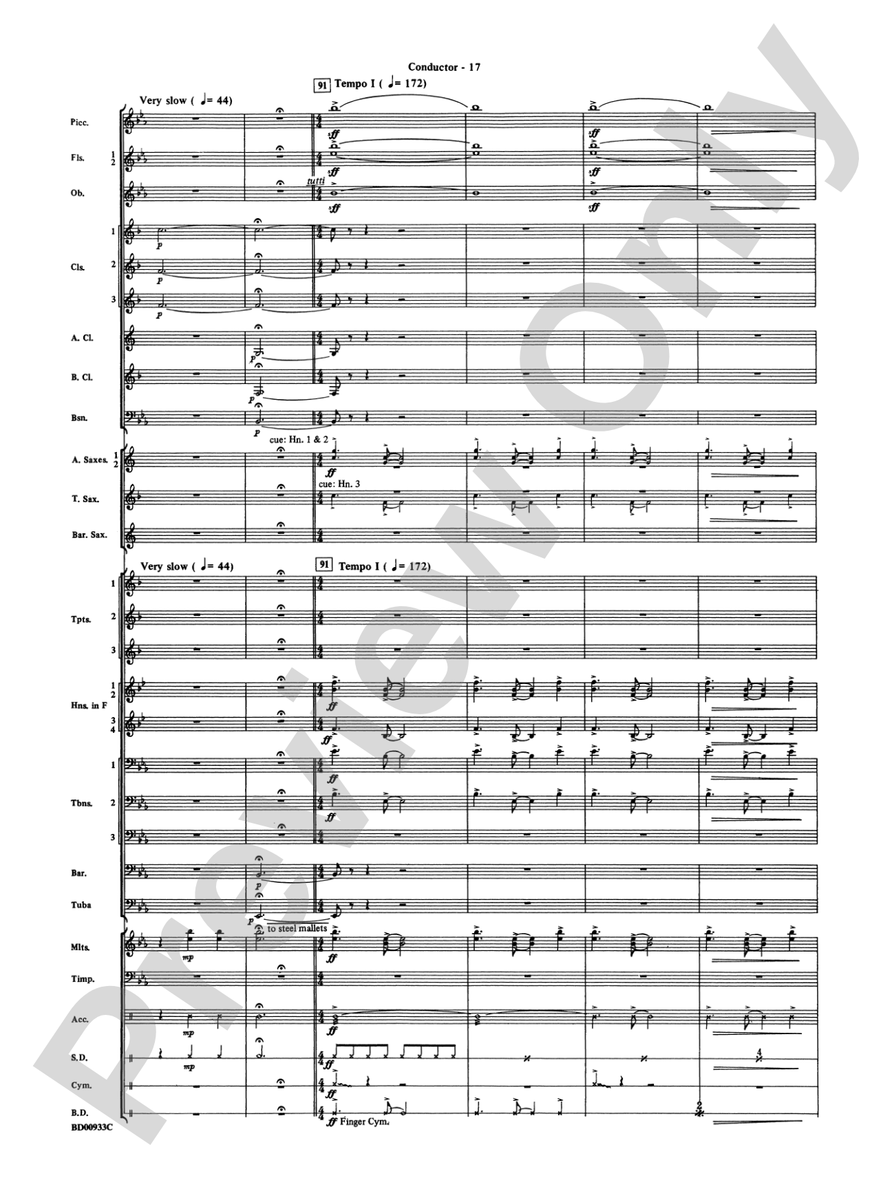 Symphonic Festival (An Overture for Band): Concert Band Conductor Score & Parts