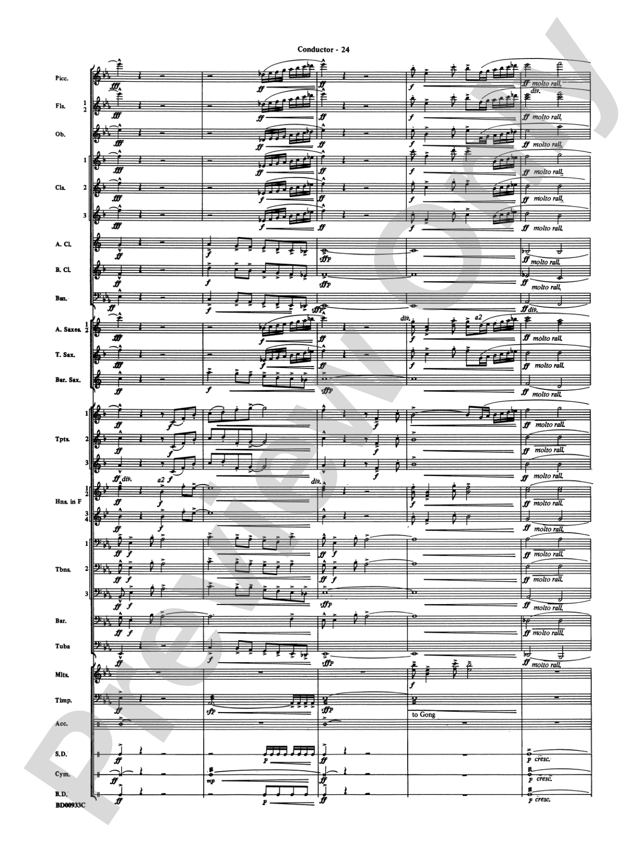 Symphonic Festival (An Overture for Band): Concert Band Conductor Score & Parts