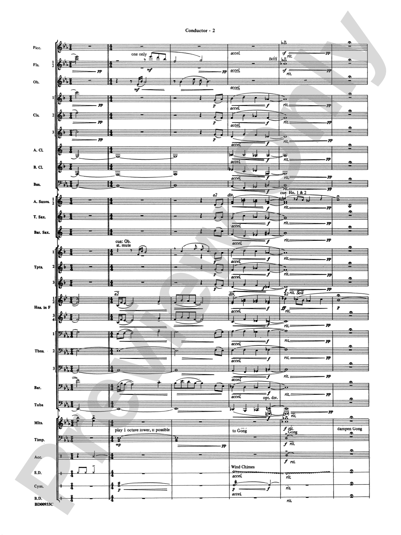 Symphonic Festival (An Overture for Band): Concert Band Conductor Score & Parts